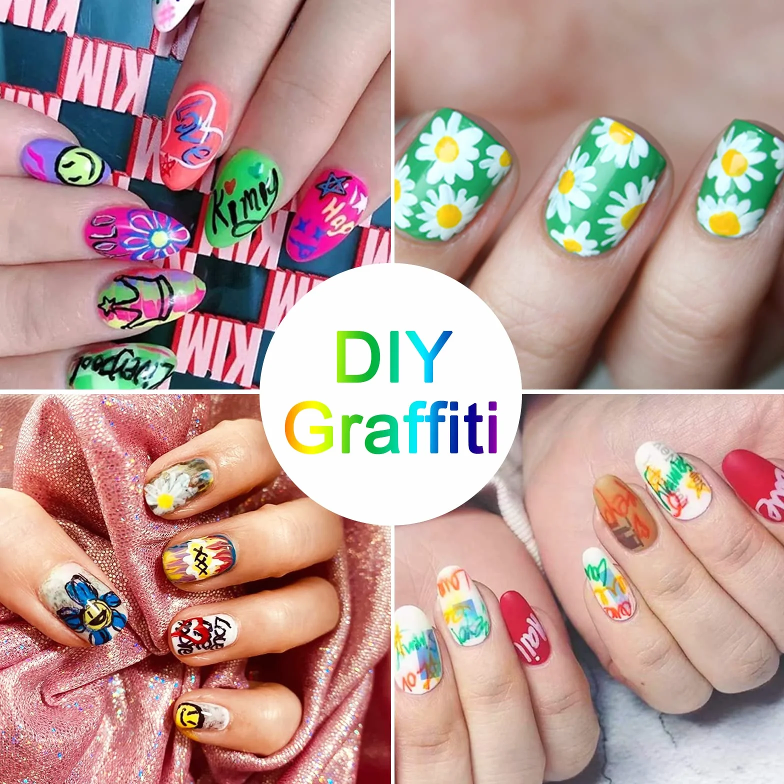 12 Pezzi 3D Nail Art Pen, Owelth Smalto in Penna per Pittura Decorazioni Unghie per Disegno, Penna per Fai Da te Graffiti Pen Manicure Strumenti Bellezza Adorna Regalo per Halloween Natale