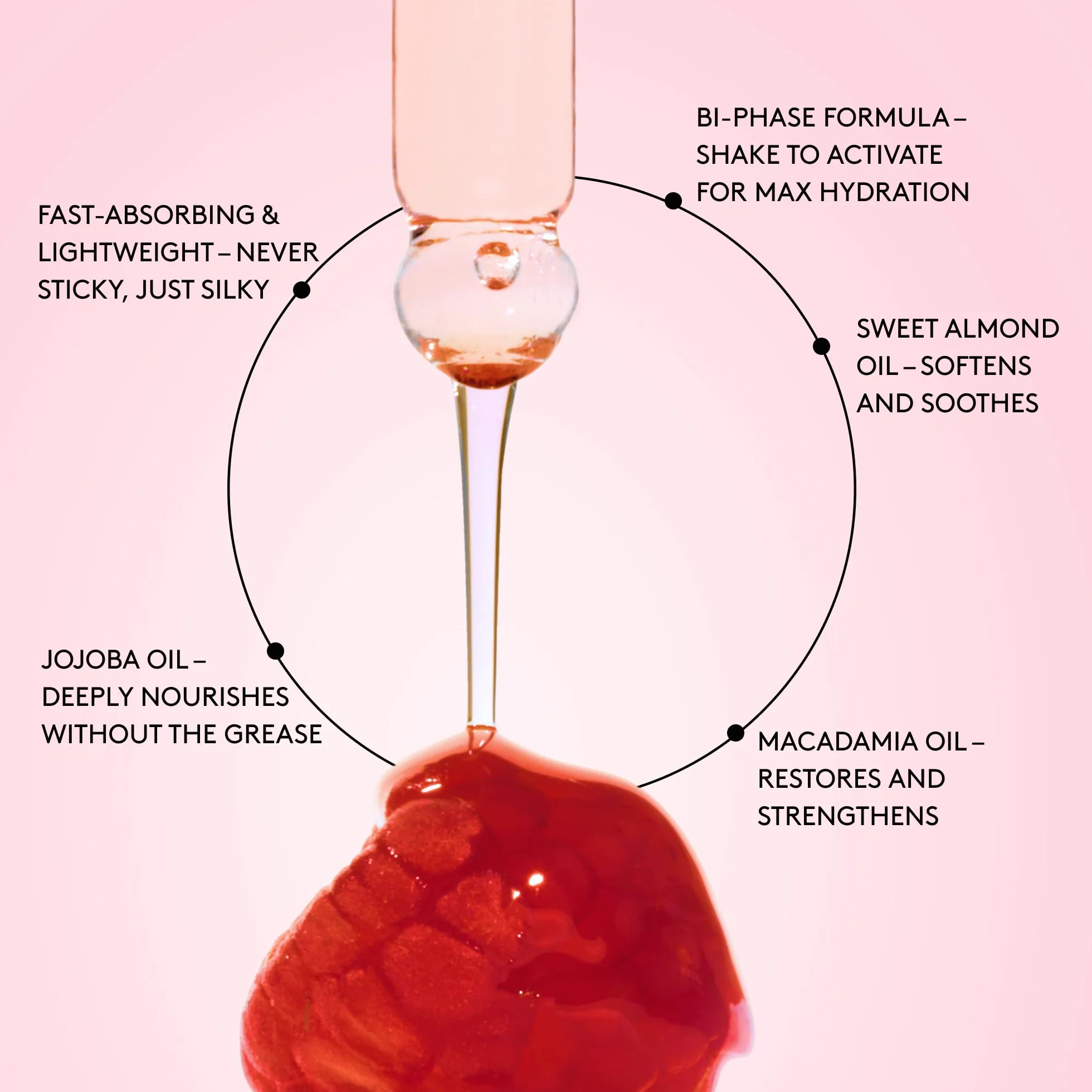Mylee Olio per Cuticole Raspberry Ripple 10ml - Formula Nutriente Bi-Fase con Oli di Mandorle Dolci, Macadamia e Jojoba - Idrata e Rigenera le Unghie - Vegan e Senza Crudeltà