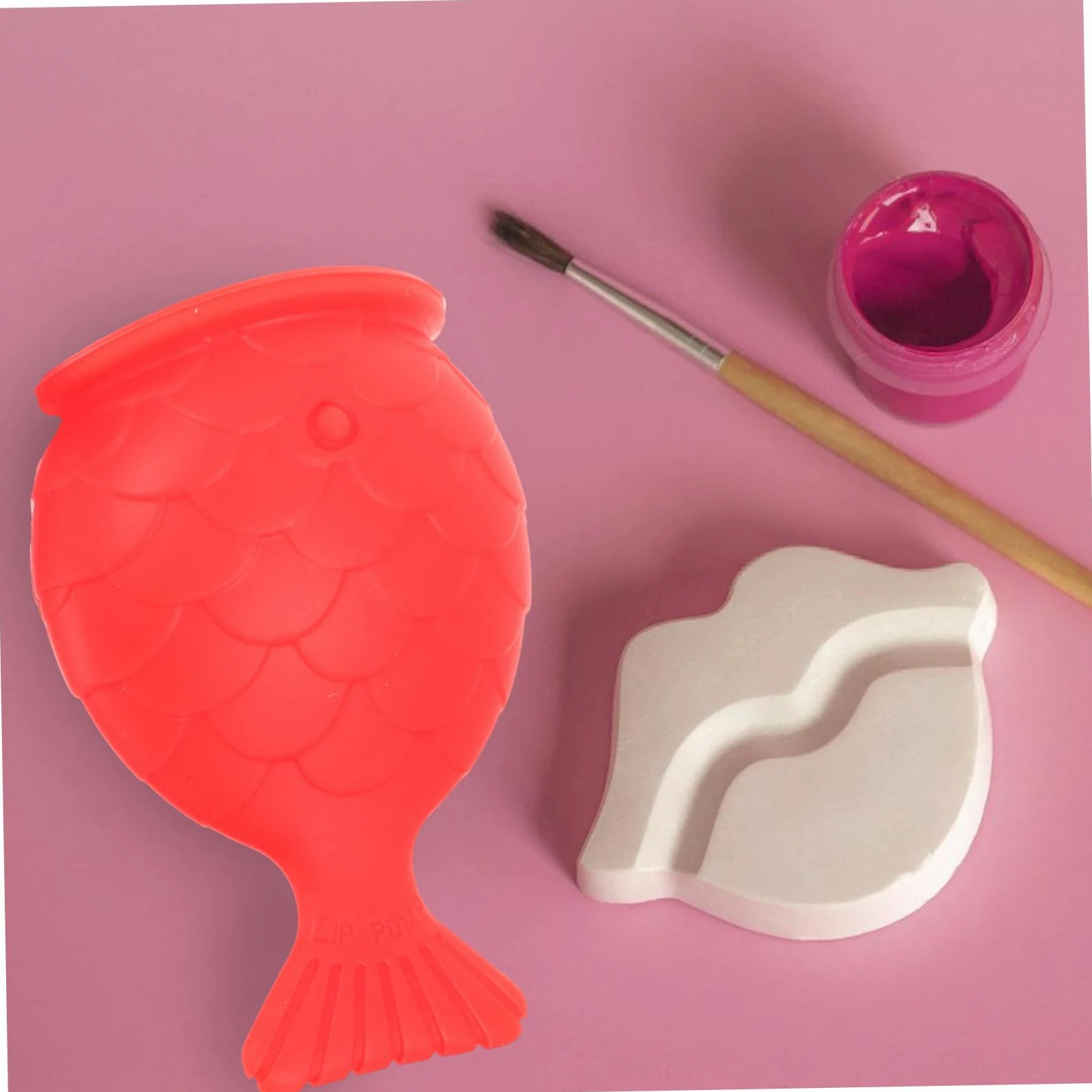 FRCOLOR Dispositivo Volumizzante Per Labbra in Silicone 4 Pezzi Idratante Lucidalabbra A Forma Di Pesce Facile Da Usare Strumento Di Bellezza Per Donne