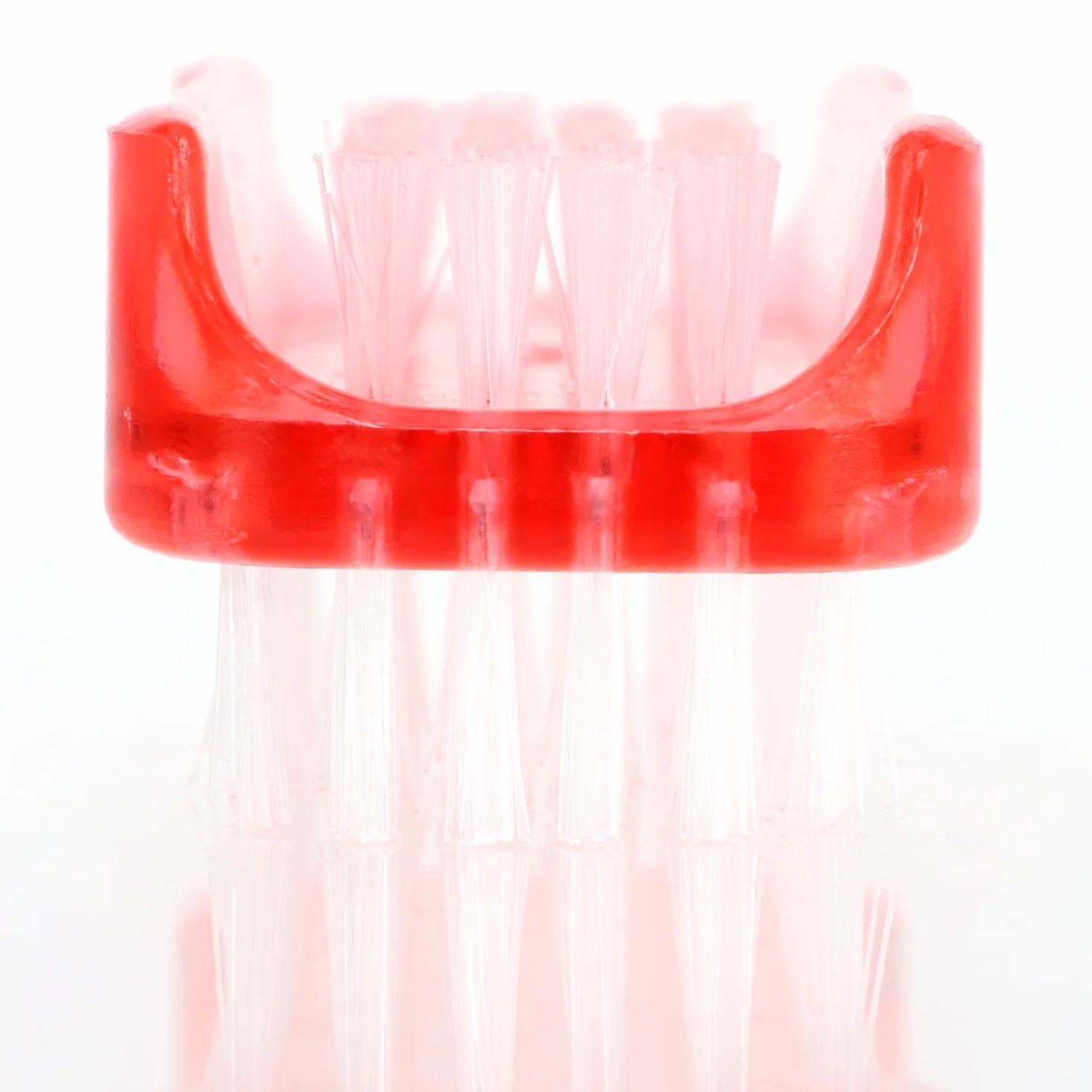 6X Spazzola per Il Lavaggio delle Mani - Spazzola per Unghie in plastica - Spazzola per Le Mani a Doppia Faccia - Spazzola per la Pulizia di Mani e Unghie (Rosso/Grigio/Blu - 6 Pezzi)