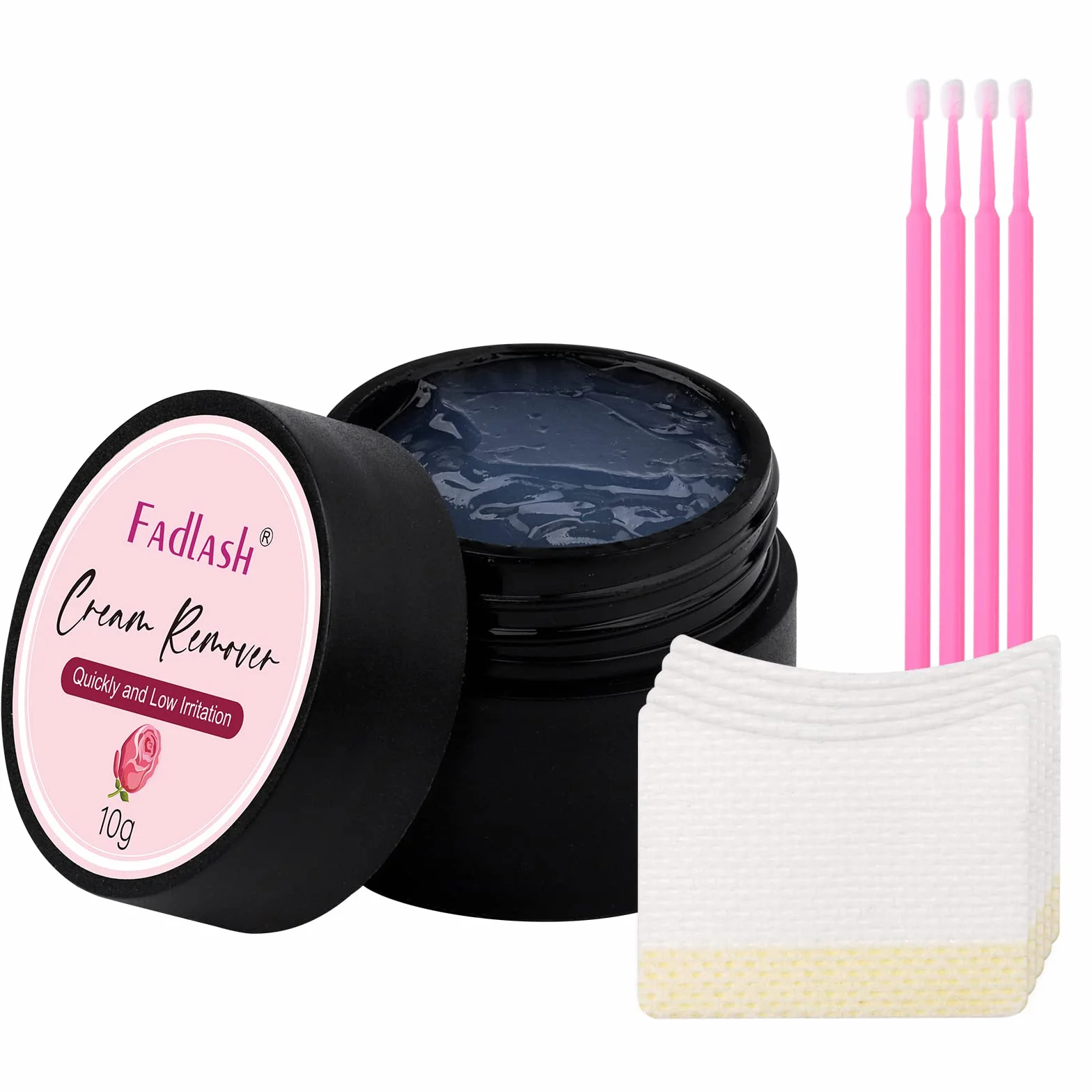 FADLASH Rosa Crema Rimuovi Ciglia Extension Remover 10g Bassa Irritazione