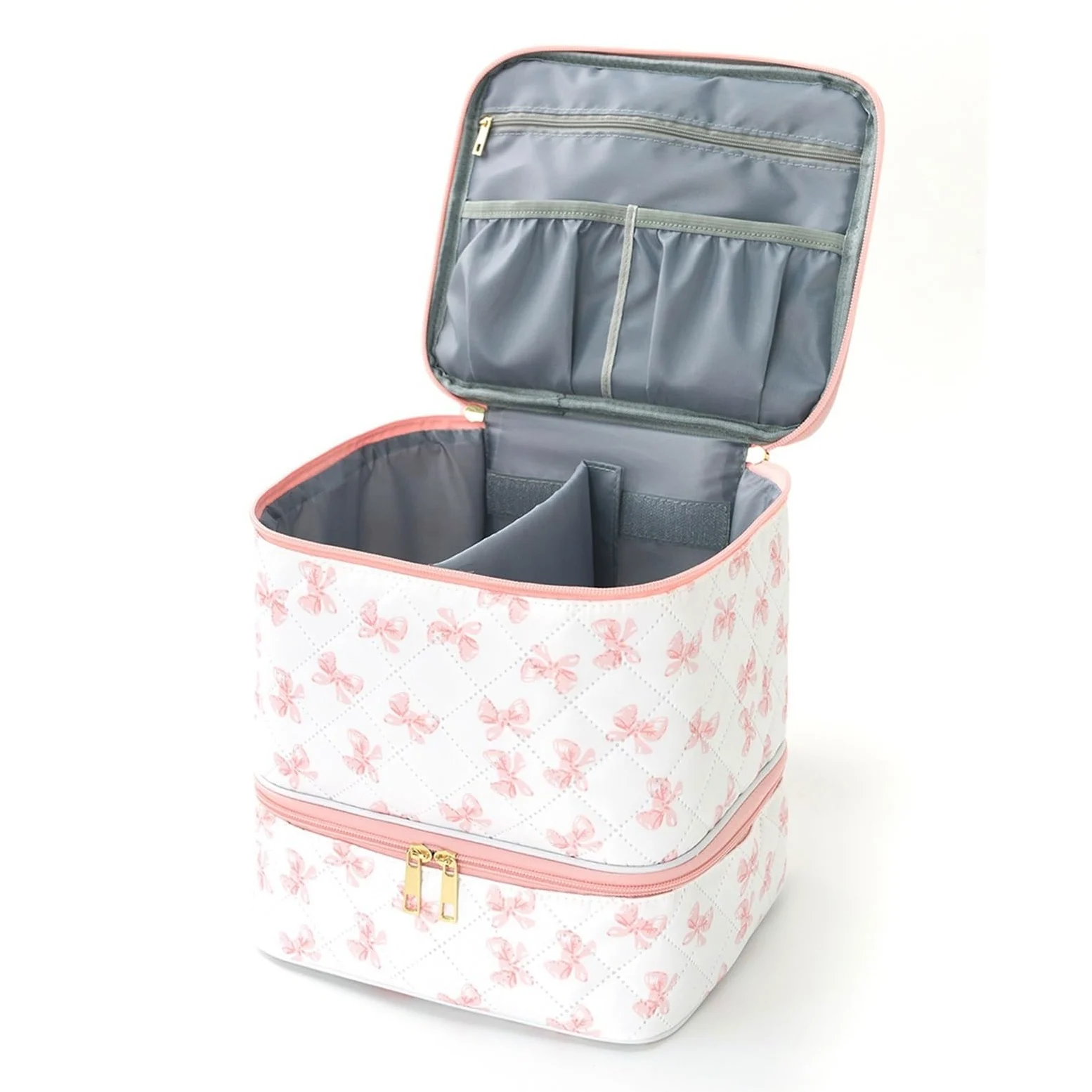 Porta Smalti Valigetta Unghie Organizer For Smalto For Unghie, Borsa For A Doppio Strato Con Manico Borsa Viaggio