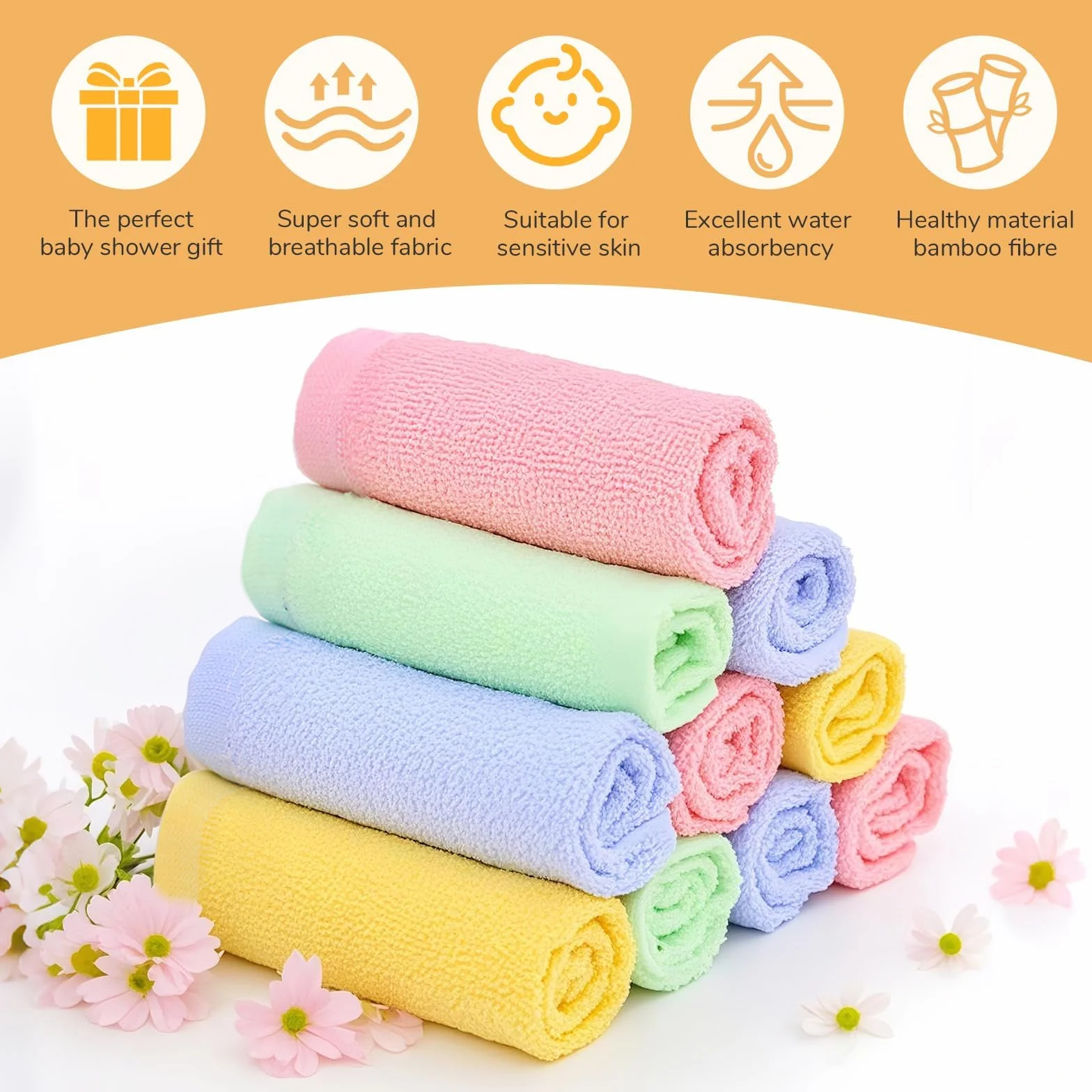 8 PCS Panno Struccante Viso,Panni Struccanti in Microfibra per Il Viso, Asciugamani Piccoli Face Towels in Microfibra - Lavabili e Delicati sulla Pelle