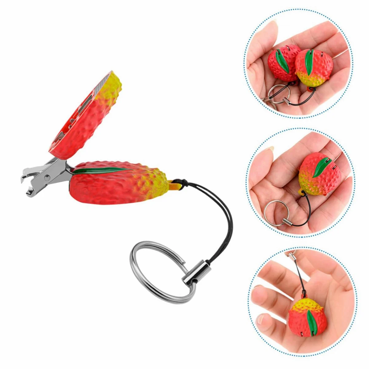 Healeved 5pezzi Tagliaunghie Professionale Acciaio Inossidabile Tronchesino Per Unghie e Piedi Design Ergonomico e Compatto Per Adulti Per Uso Quotidiano