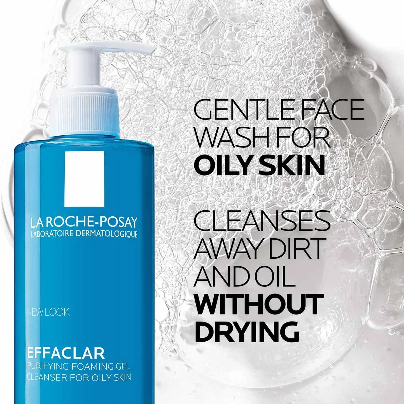 La Roche Posay Effaclar Gel Detergente Schiumogeno per Pelli a Tendenza Acneica Azione Purificante