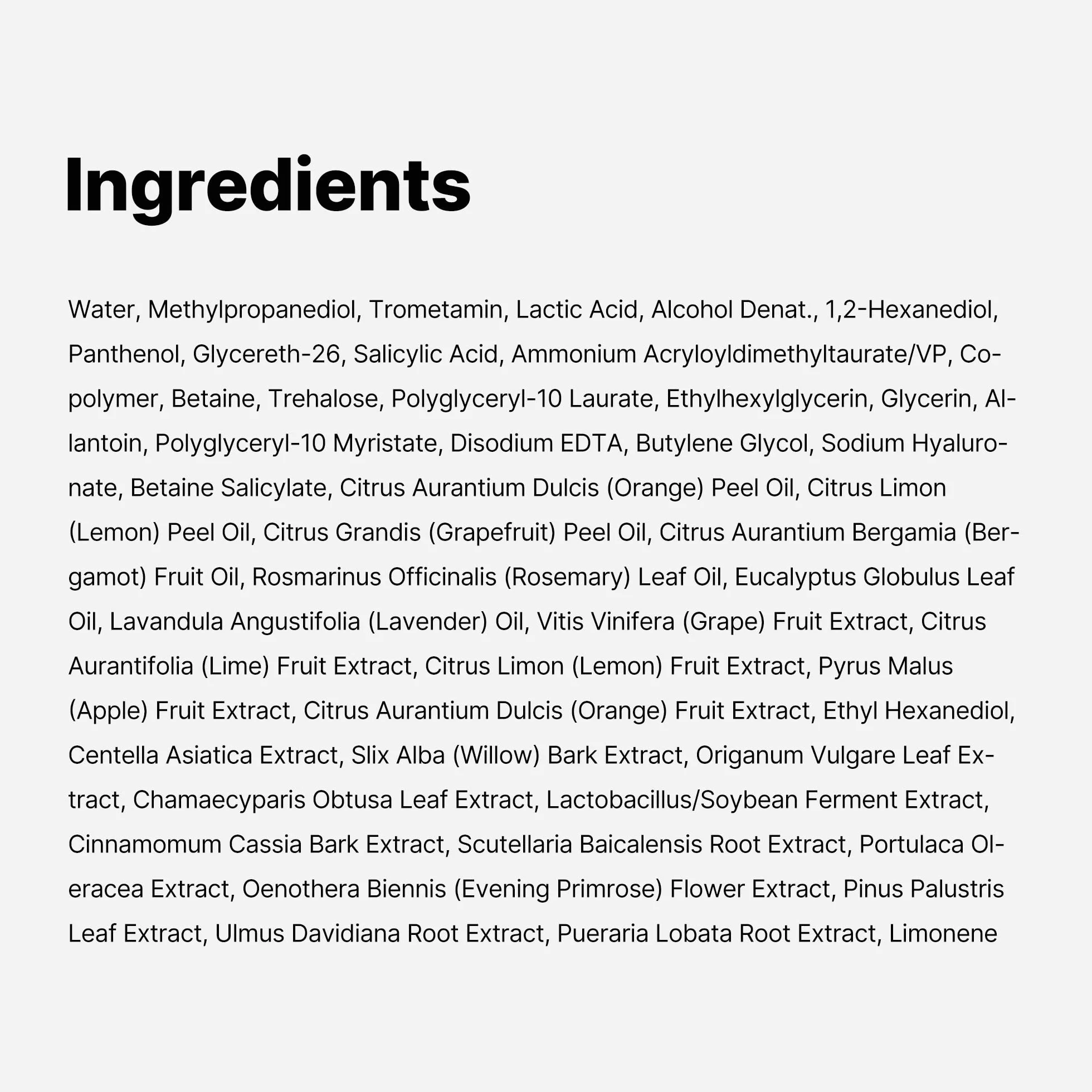 Medicube Zero Pore Pads 2.0 Tamponi Tonici Viso Esfoliazione Cura Pori Acido Lattico 4,5% Acido Salicilico BHA 0,45% 70 Unità