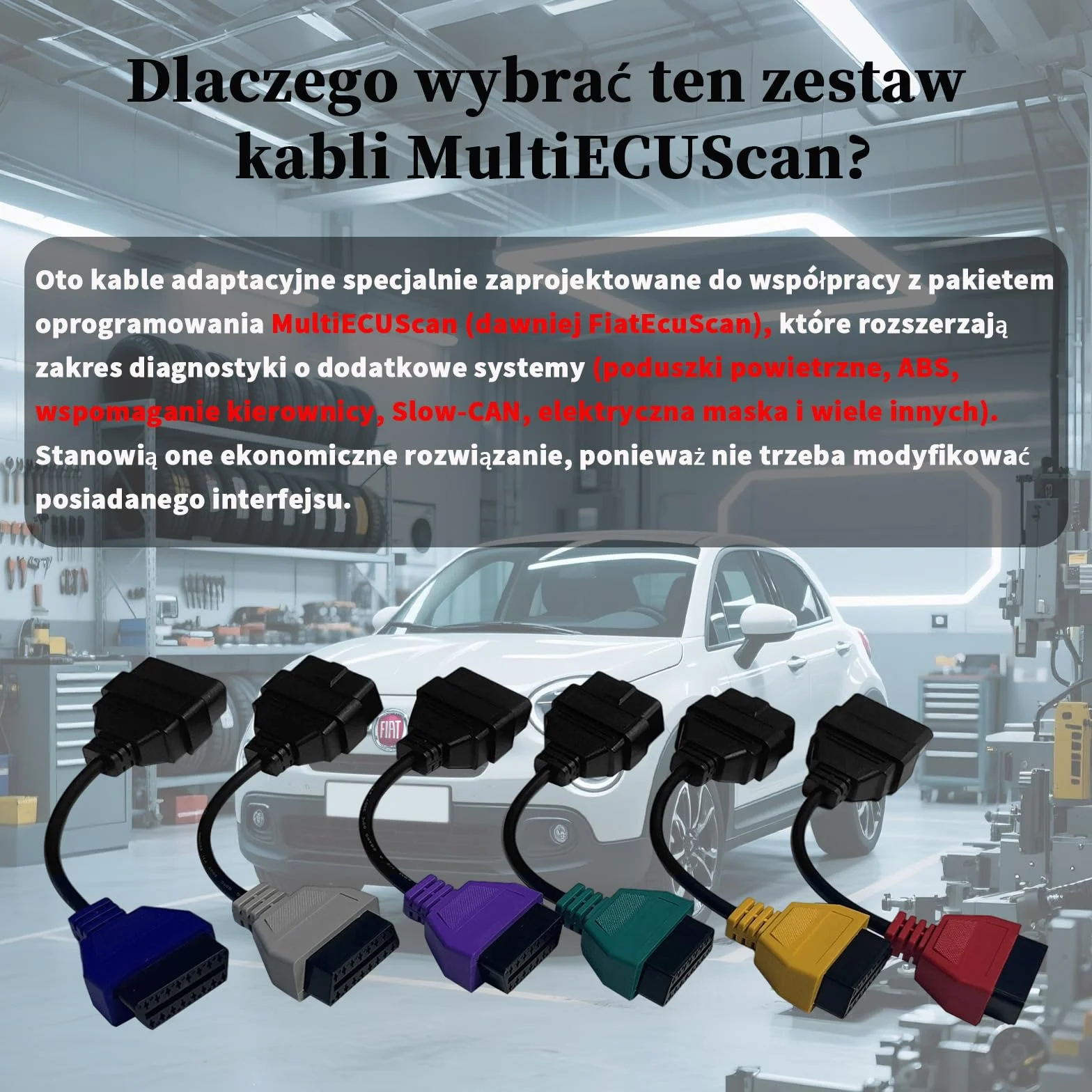 Multi Scan OBD2 ECU Adattatore Diagnostico per FiatECUscan Fiat Jeep Chrysler Dodge Lancia ELM327 FT232RL