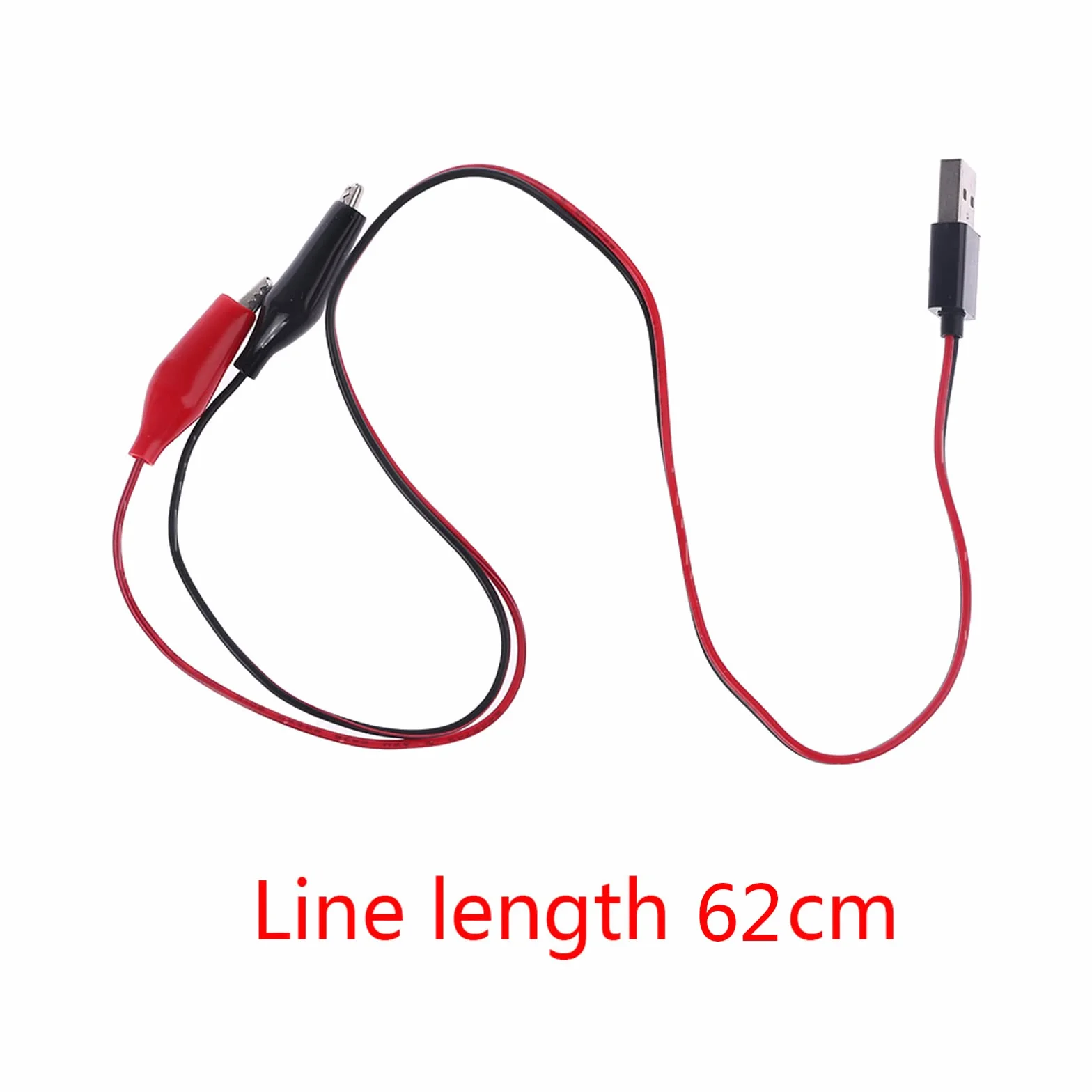 Przewód Zasilania USB Męski Adapter Złącze Banana 55cm