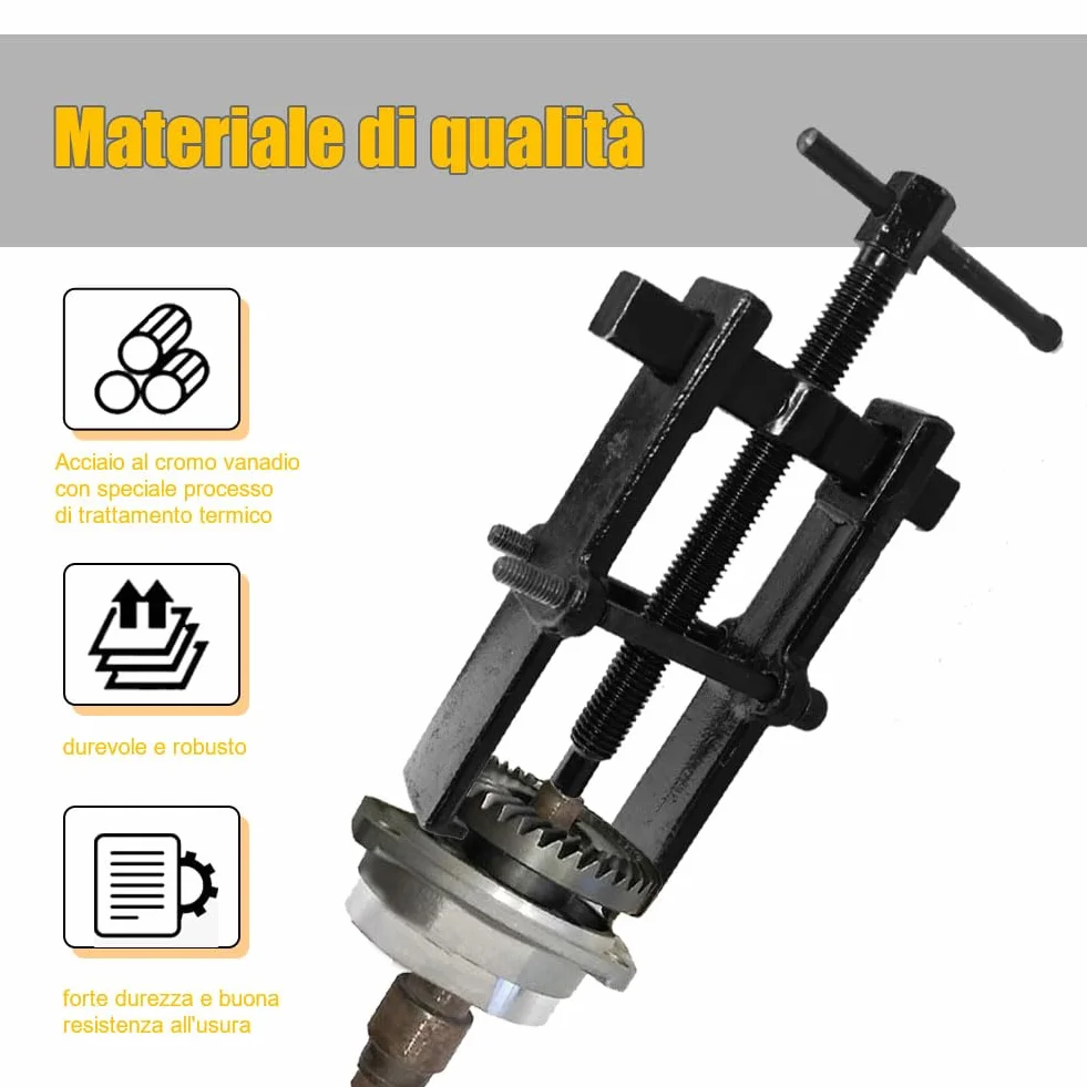 Estrattore Cuscinetti a 2 Ganasce 4 Pezzi Regolabile Kit Attrezzi per Moto Auto