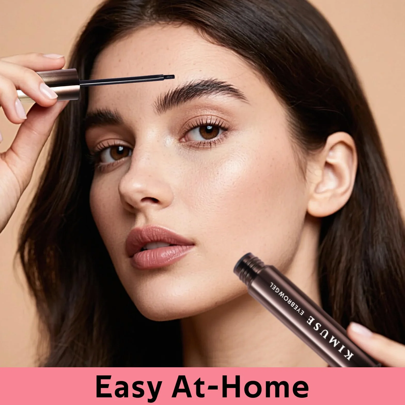 KIMUSE Eyebrow Gel, Tinta per Sopracciglia a Lunga Tenuta, Gel per Sopracciglia Impermeabile, Anti-Transfer, Antisfumatura, 0.17oz
