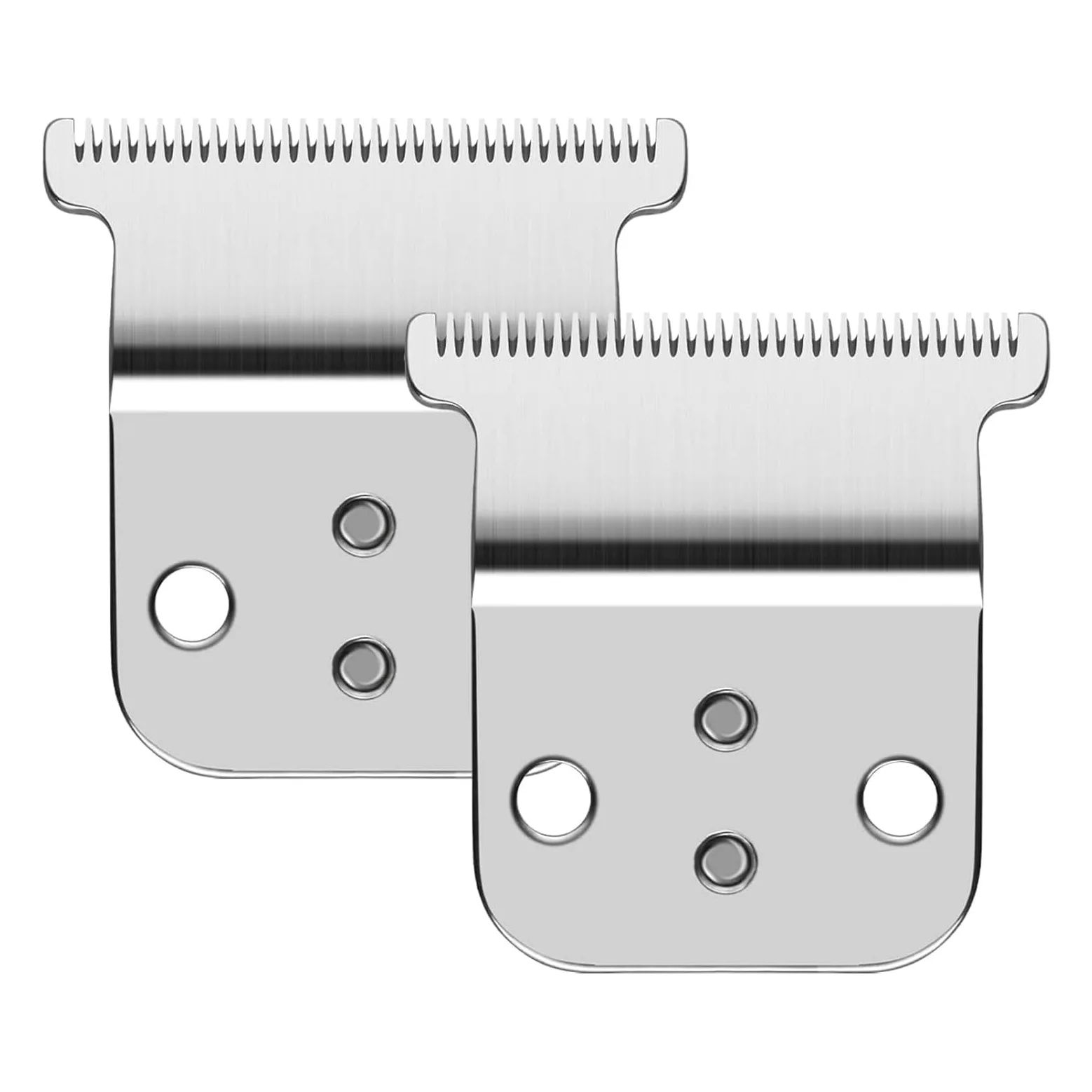 Lame Di Ricambio for Tagliacapelli Modello D-8/7 Slim-Line Pro/cordless Trimmer (Argento)(D8-2PCS)