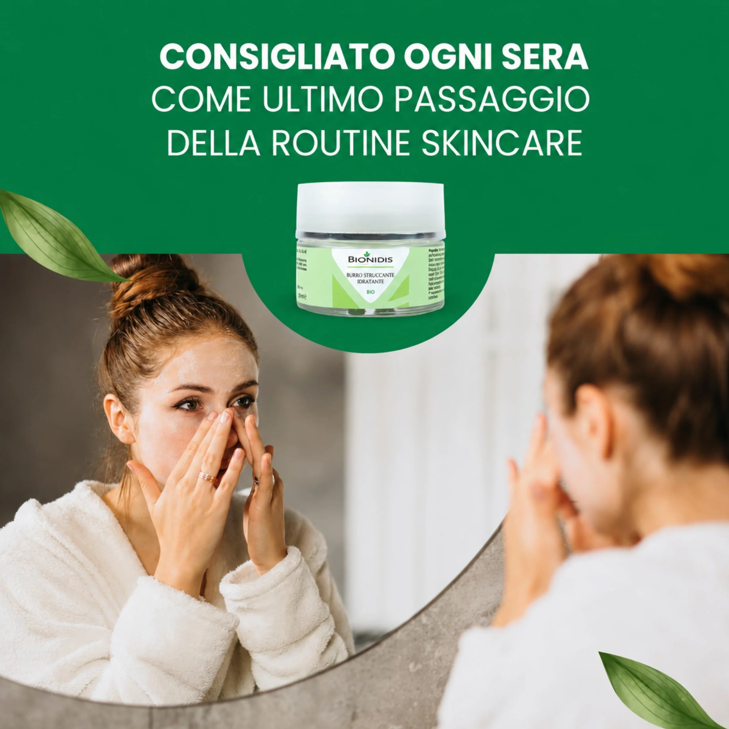Burro Struccante Naturale Viso e Occhi, Struccante Waterproof Idratante e Delicato