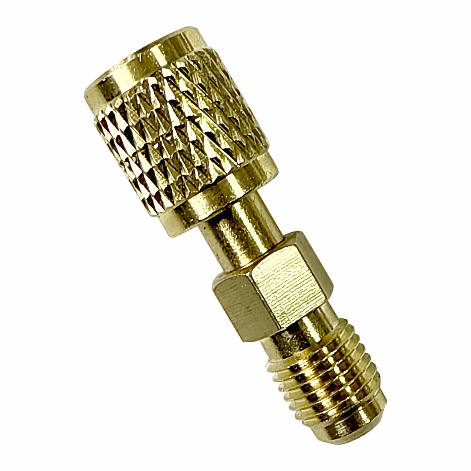 Adattatore Filettato per Bombole di Refrigerante 6mm per Sistemi di Refrigerazione AC