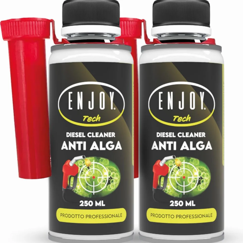 ENJOY TECH Protettore Diesel Antialga 2x250 ml Additivo per Gasolio e Biodiesel