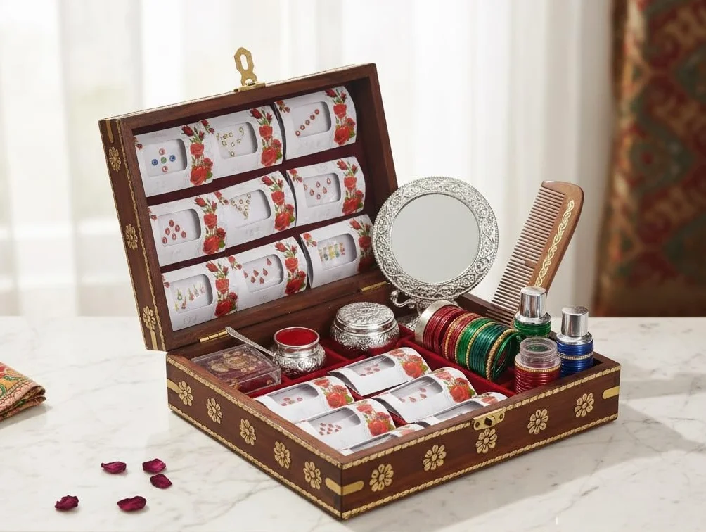 KULIA Set di bindi di design con punti rotondi e pietre multicolore per donne e ragazze, collezione tradizionale indiana di abbigliamento da sposa e da festa. Confezione da 8 bindi per la fronte.
