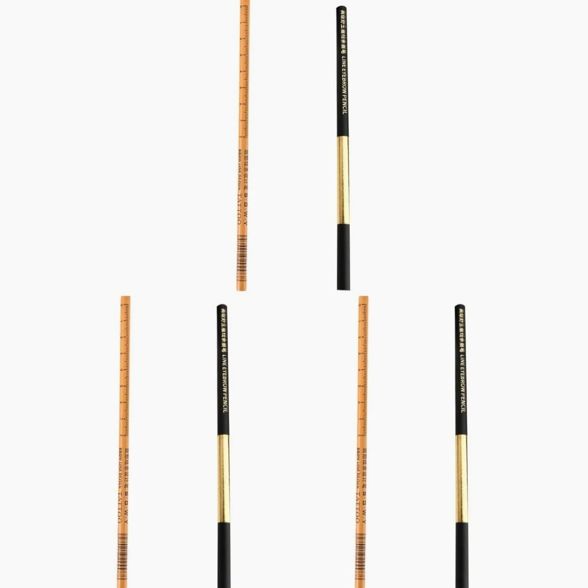 FRCOLOR 6pezzi Per Sopracciglia Impermeabili e Facili Applicare Per Design e Personale