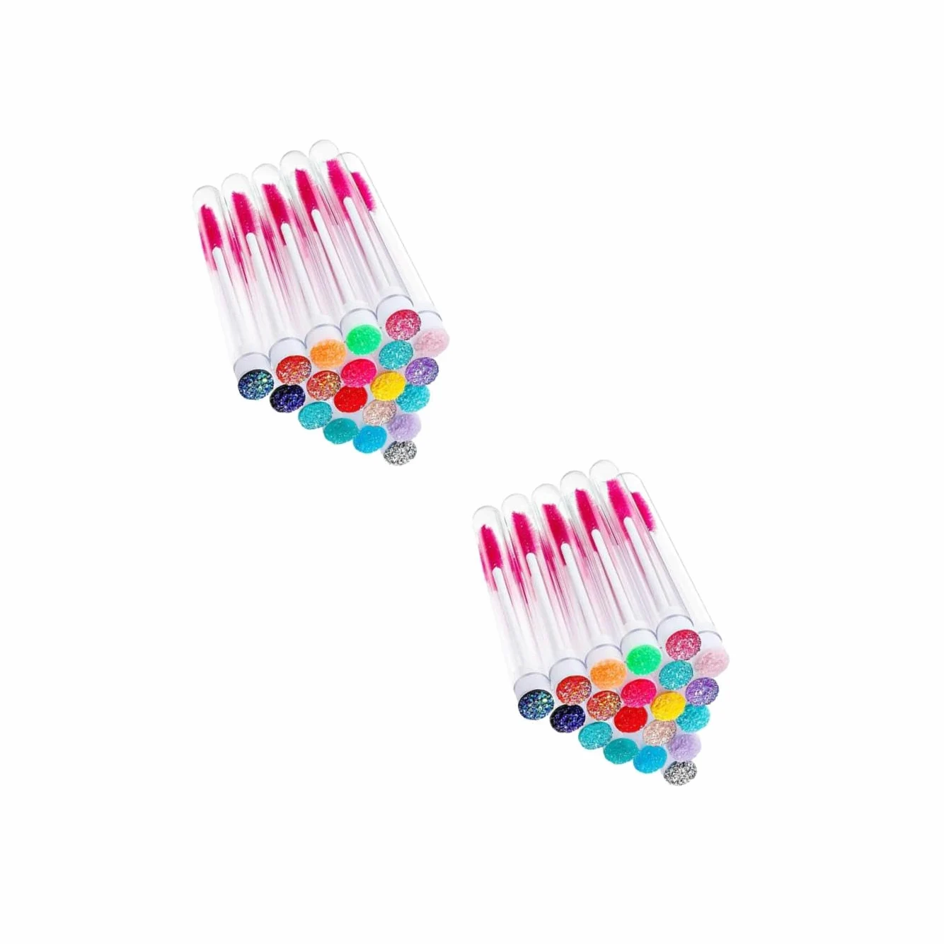 FRCOLOR 40pezzi Tubetti Trasparenti Per Mascara Con Bacchette Ricaricabili Per e Estensione