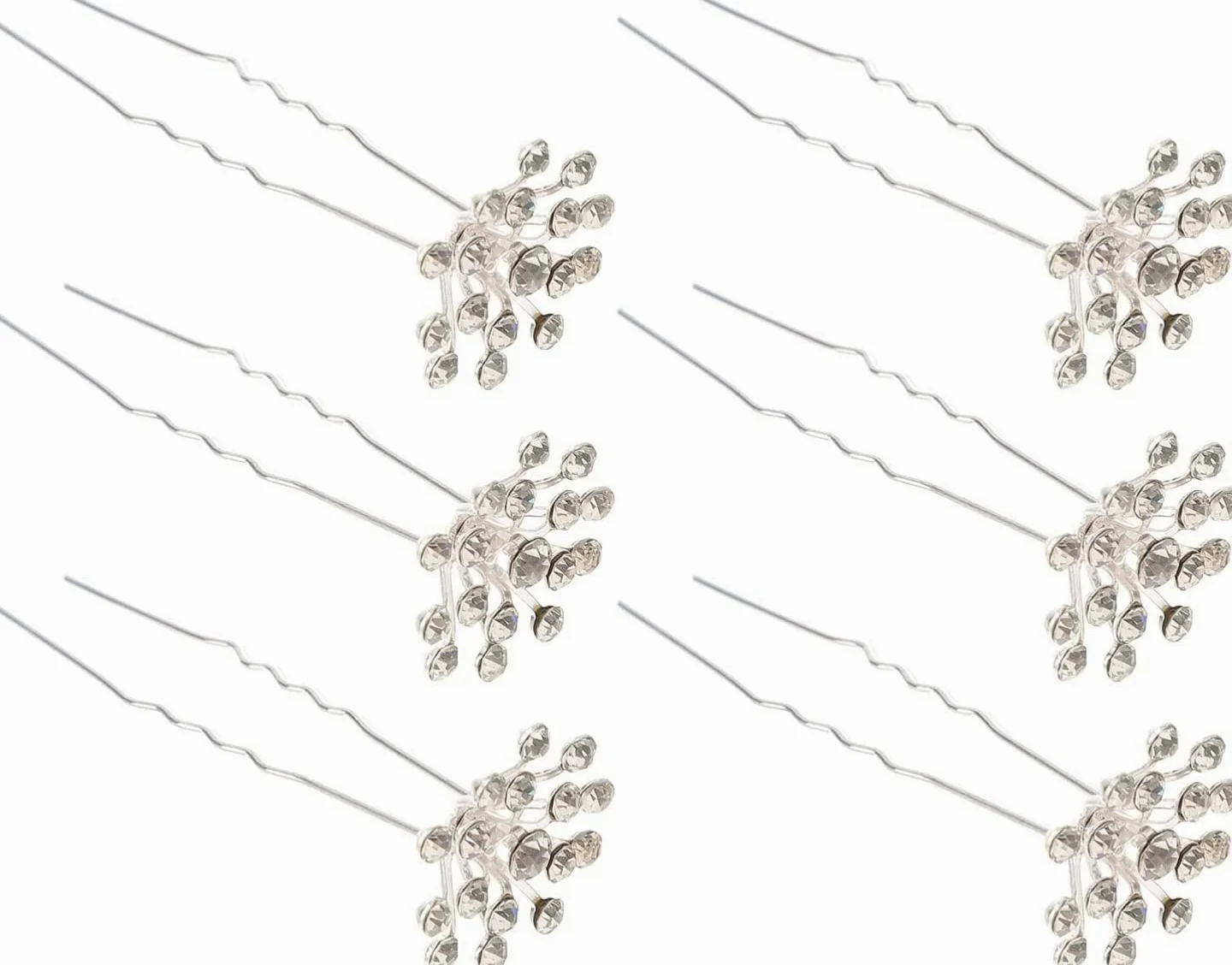 Forcine for capelli ， Fermagli for capelli for donna ， 40 pezzi Copricapo Spose Elegante Forcella Capelli Spilla da sposa Accessorio Ragazze Perle Chic Updo Chignon Gypsophila Damigelle d'onore Fiore