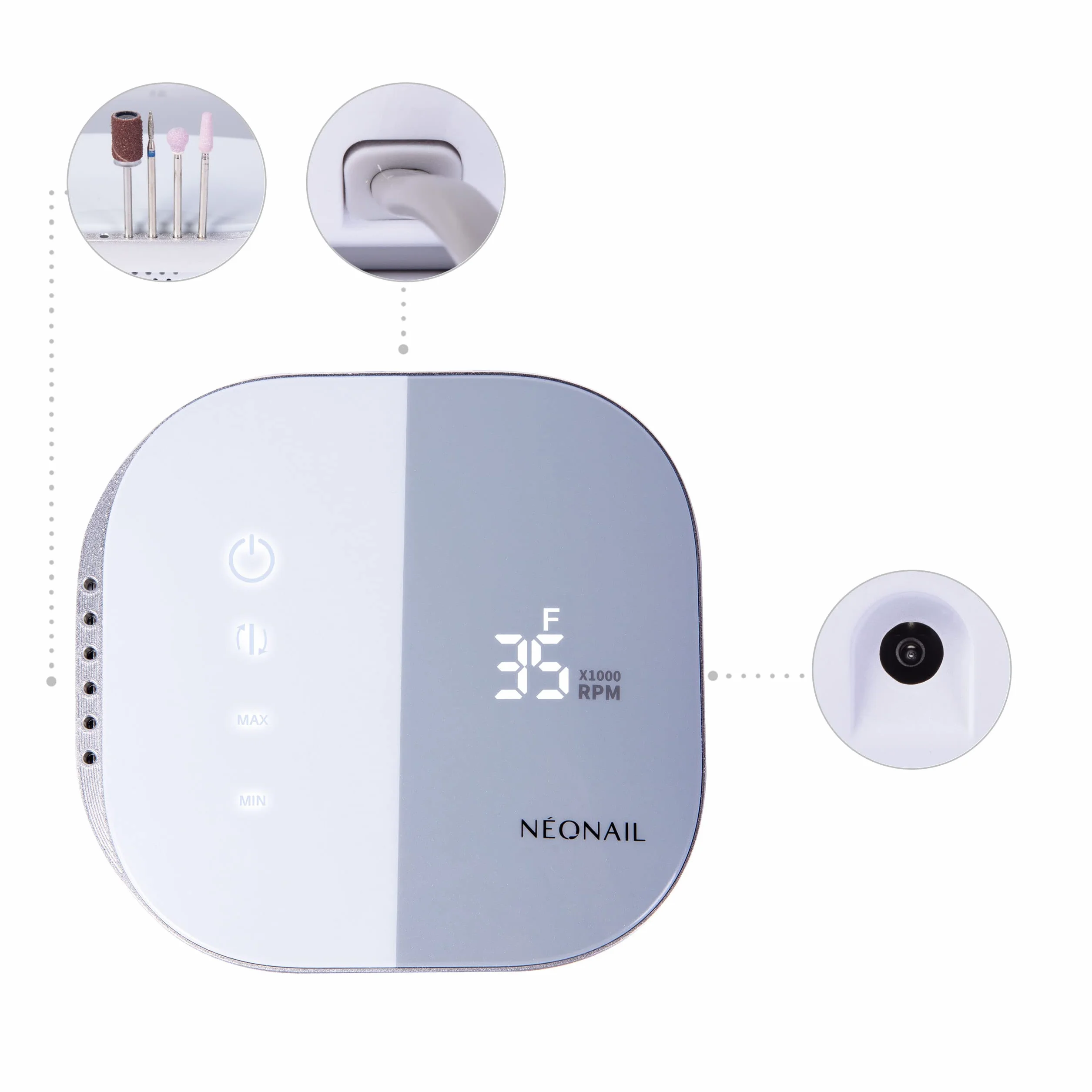 NÉONAIL Nail Drill - Fresa Per Unghie - One Touch - 21 W