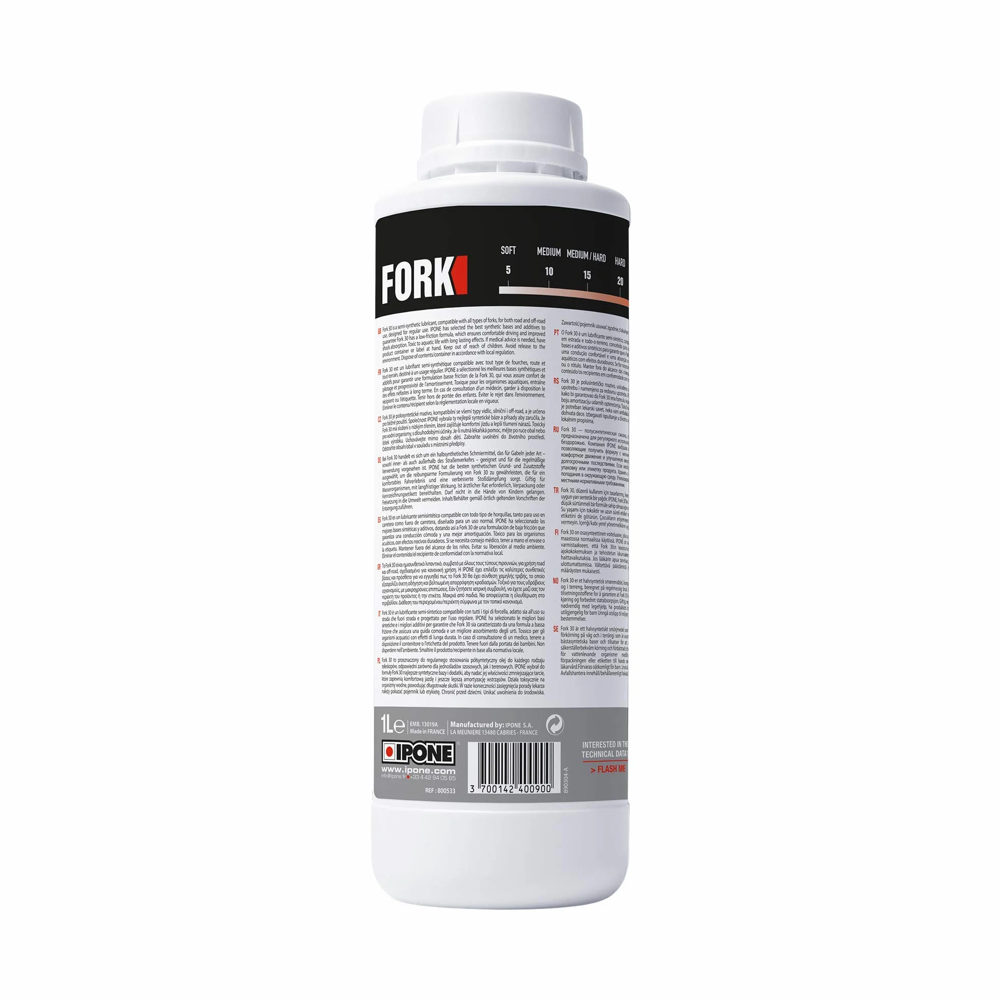 IPONE Fork 30 Olio per Forcelle Moto Semisintetico 1 Litro