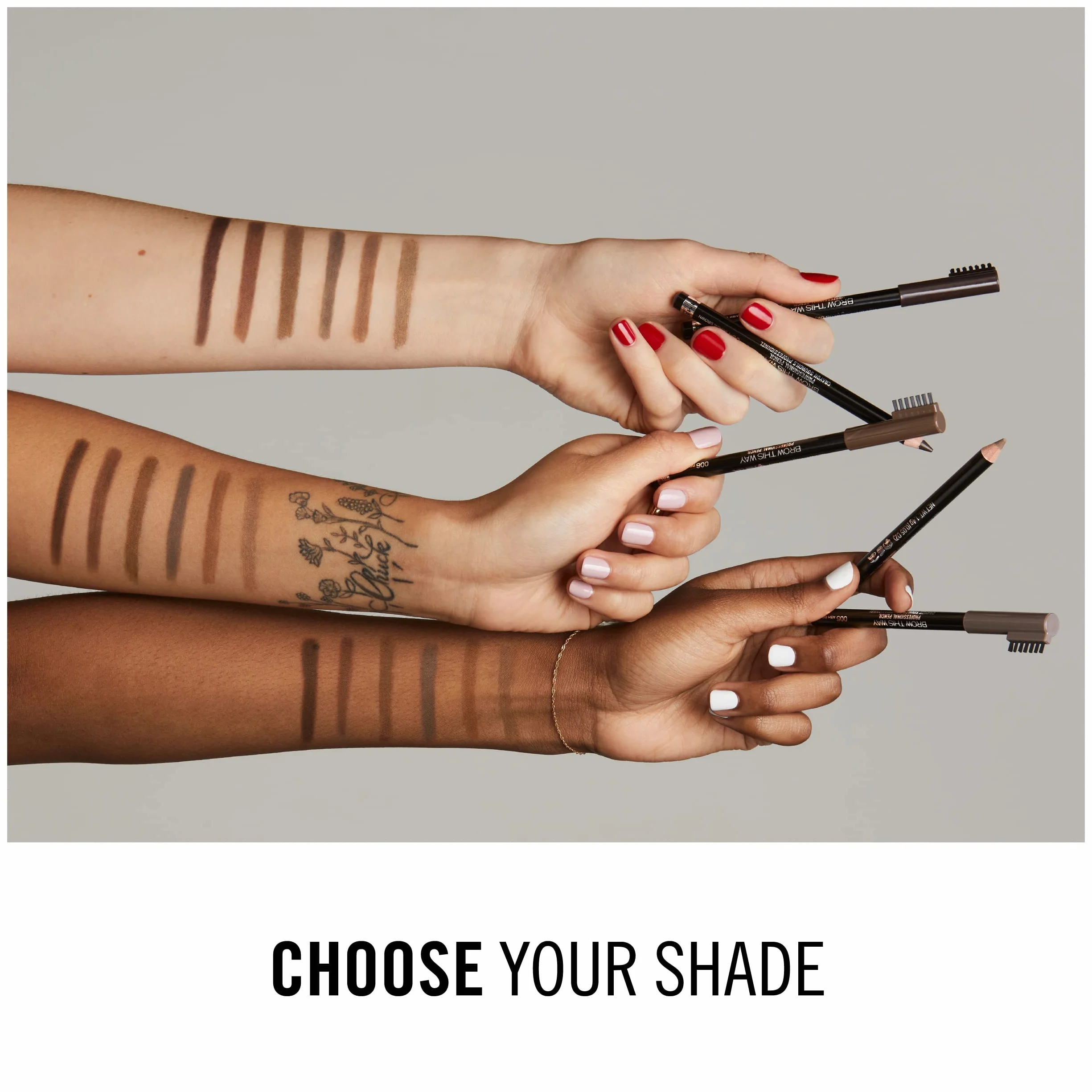 Rimmel London Matita Sopracciglia Professional Eyebrow Pencil, Formula a Lunga Durata, Pettinino Incorporato, 001 Dark Brown, 1,4 g