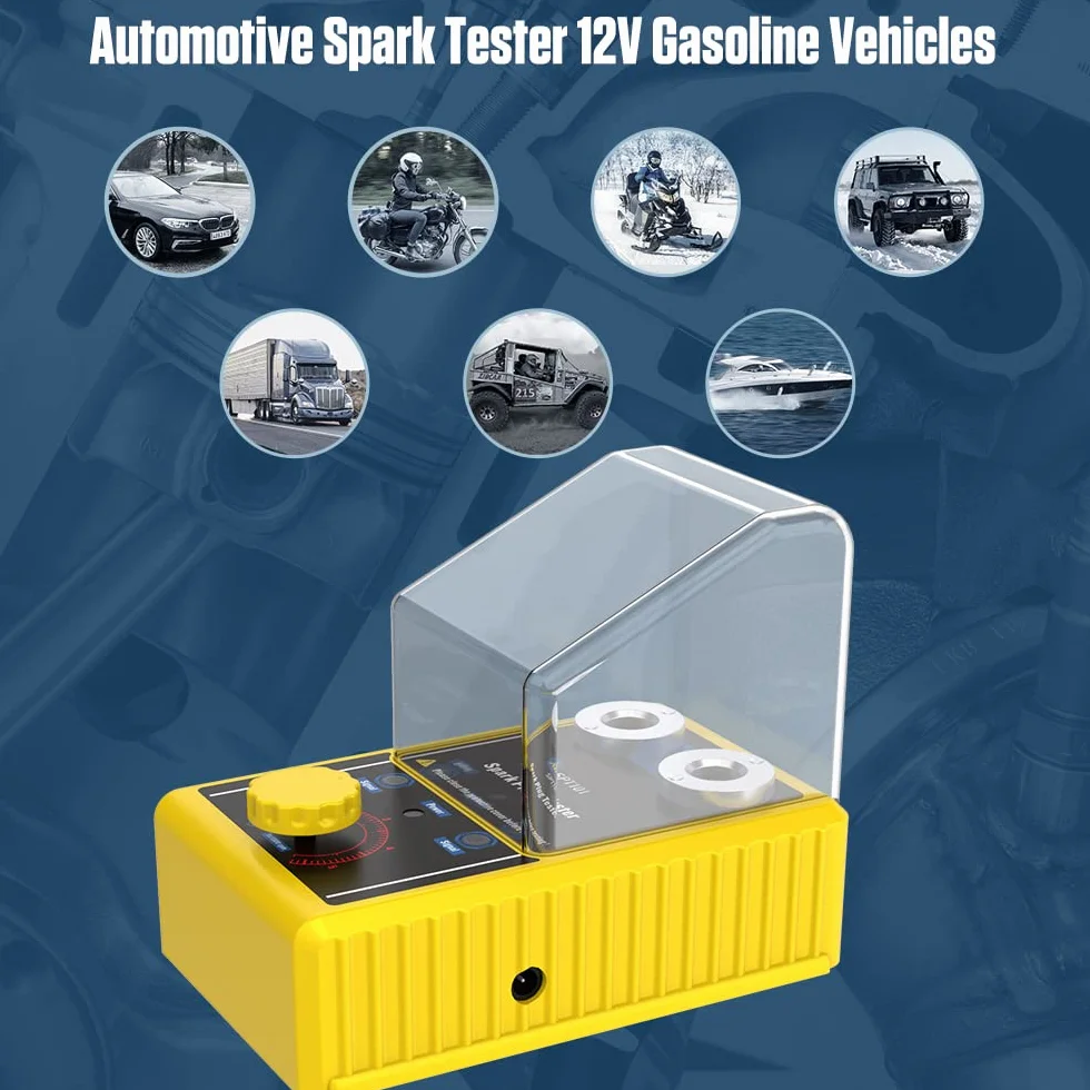 Candela Tester a Doppio Foro Accensione Strumento 0-6000 giri/min 110 V 12 V