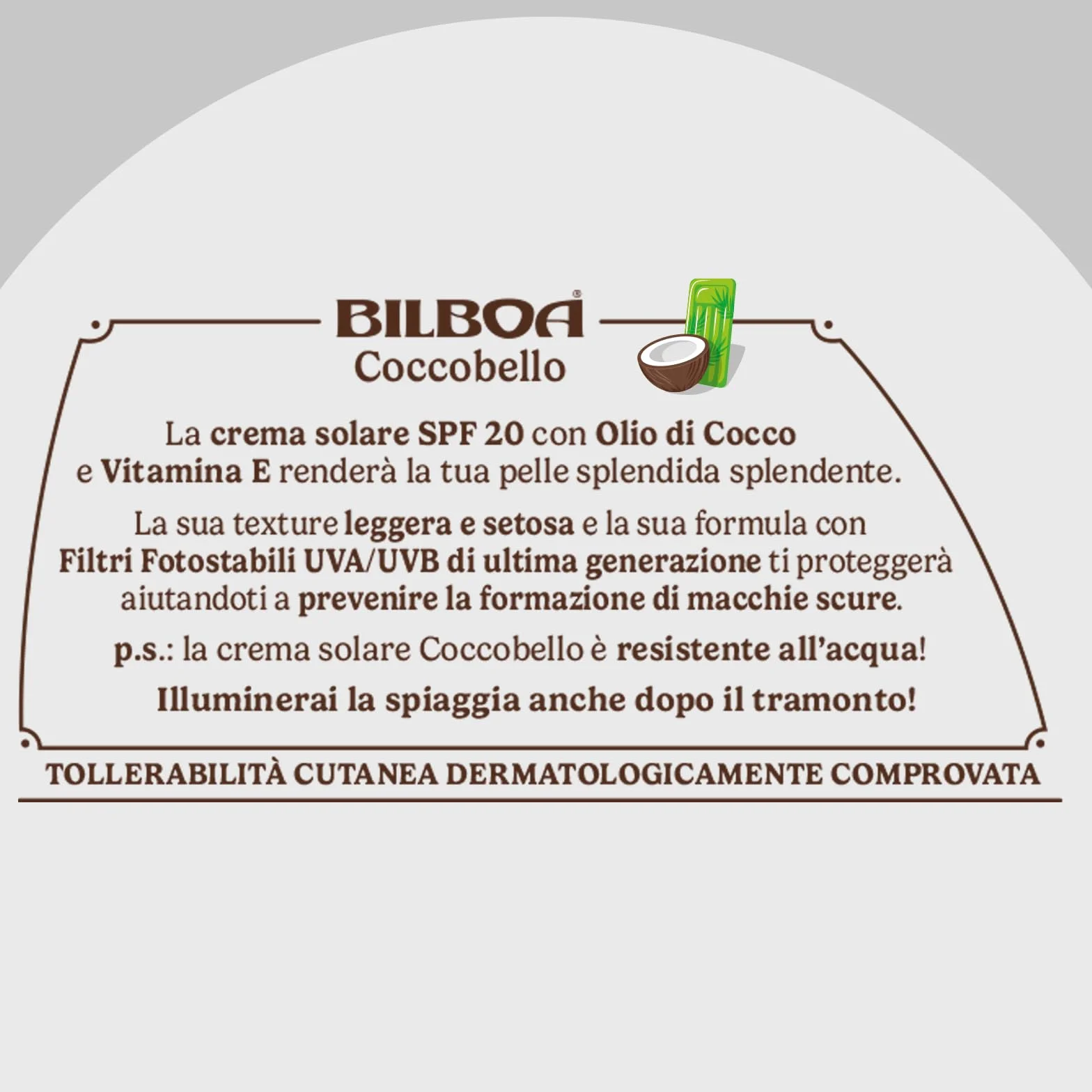 Bilboa Coccobello Trigger Solare SPF 20 Olio di Cocco 200 ml