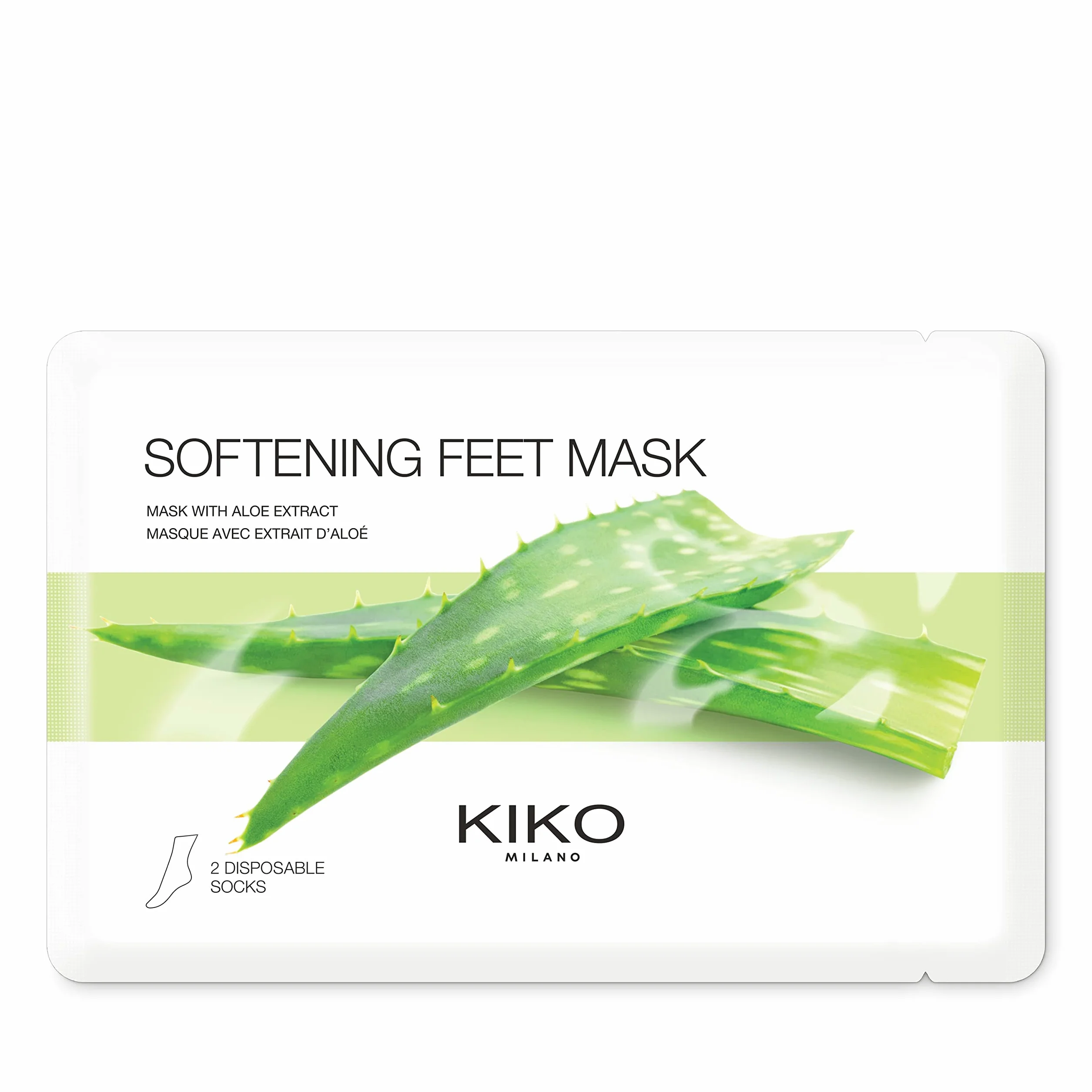 KIKO Milano Softening Feet Mask | Maschere Piedi In Tessuto Con Estratto Di Aloe