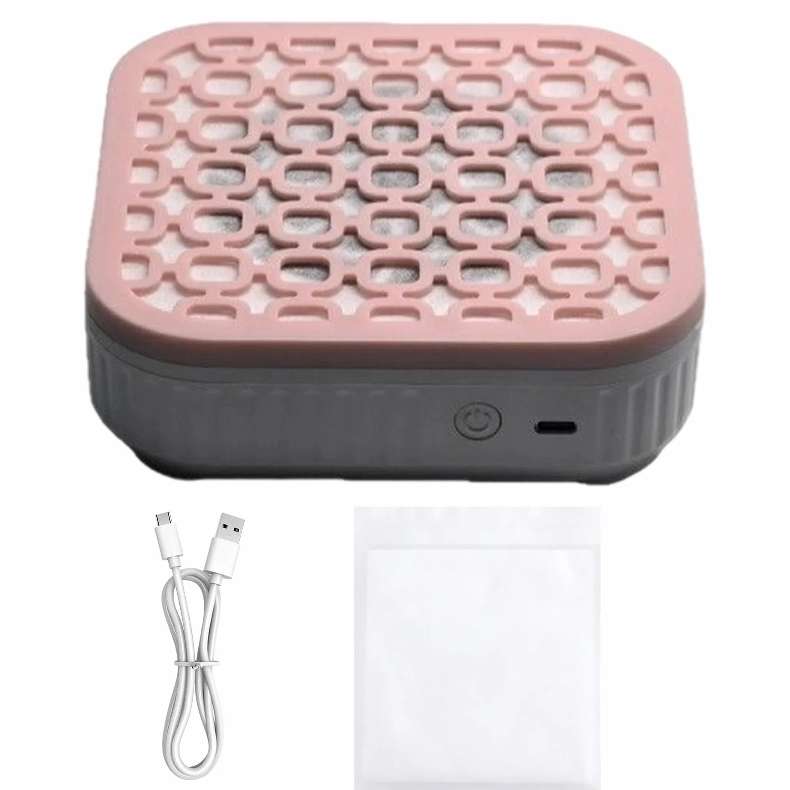 Aspirapolvere Per Unghie 5500 giri/min Filtro Ricaricabile Silenzioso 2 Modalità Potente per Gel Smalto Pedicure Salone