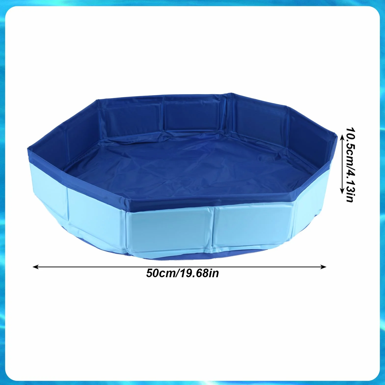 Pediluvio per Piscina, Vasca Lavapiedi Gonfiabile Scaletta d'Ingresso Bacino Portatile Lavaggio Piedi per Piscine Fuori Terra Vasche Idromassaggio e Spa (Blu)