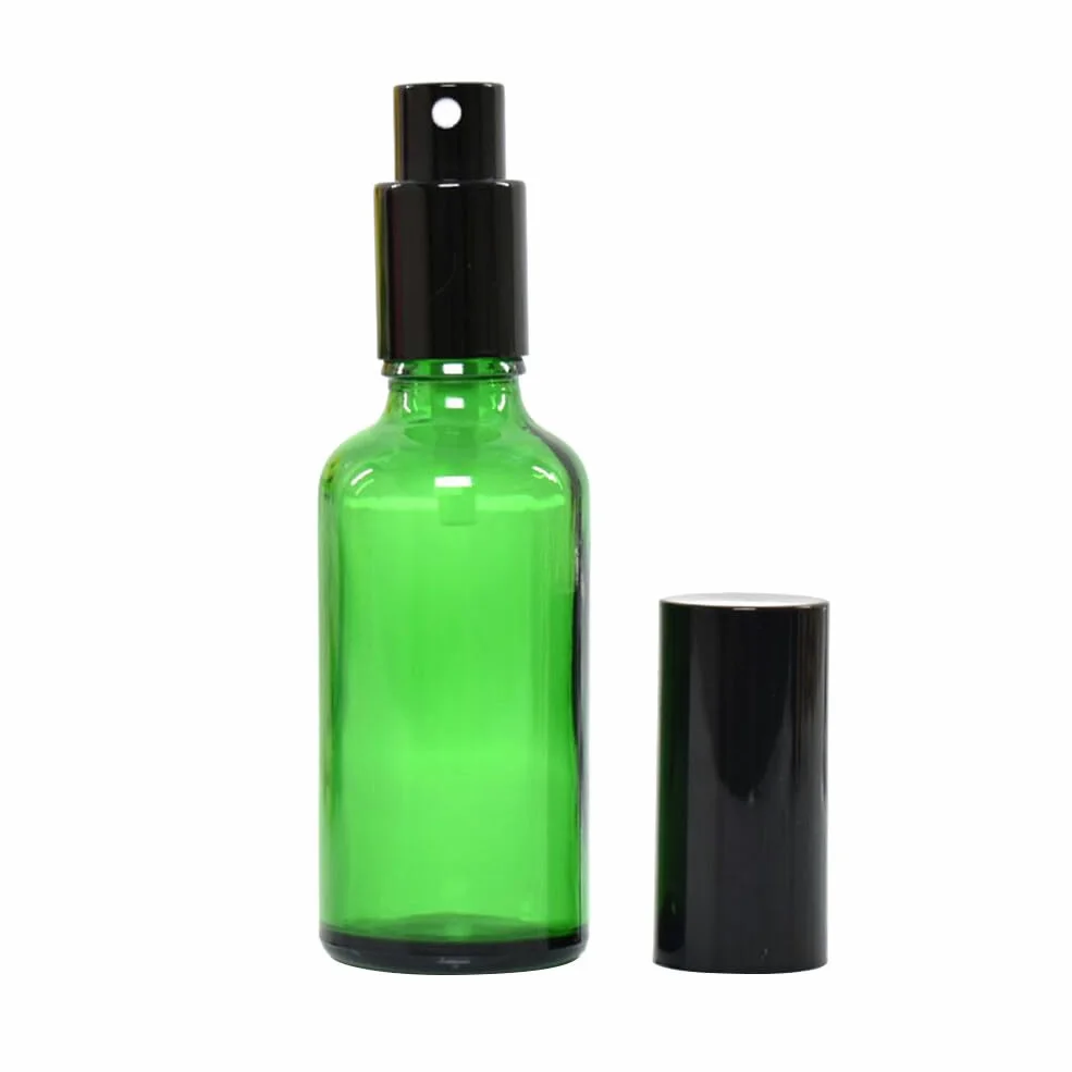 20 flaconi spray da 10 ml in vetro verde vuoto, kit viaggio flaconi per nebulizzazione fine nebulizzatore in vetro flacone vuoto riutilizzabile per oli essenziali, profumo, aromaterapia, farmacia