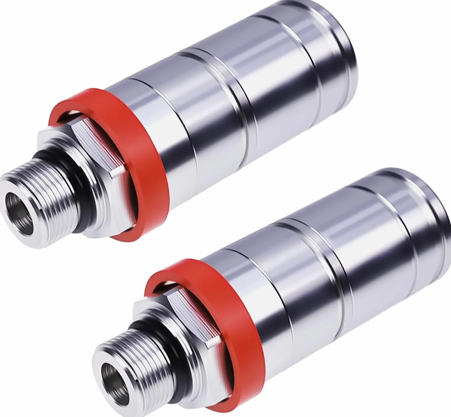 2 pezzi connettore idraulico 1,27 cm (1/2 pollici) tipo di trazione push di ricambio per modelli JD 5720 5820 6010 6020 6110 6200 7130 7530 accessorio auto parte # AL200979 AL170665 AL161616161616161