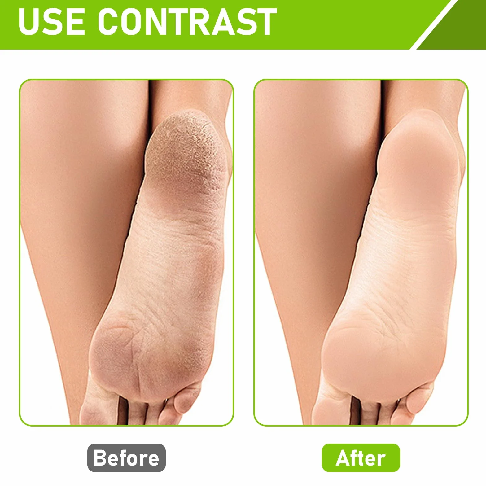 Mascara Esfoliante per Piedi 2 Paia con Peeling Delicato - Rimuove Pelle Morta, Calli e Idrata Talloni Screpolati per Piedi Morbidi - Ideale per Donne e Uomini