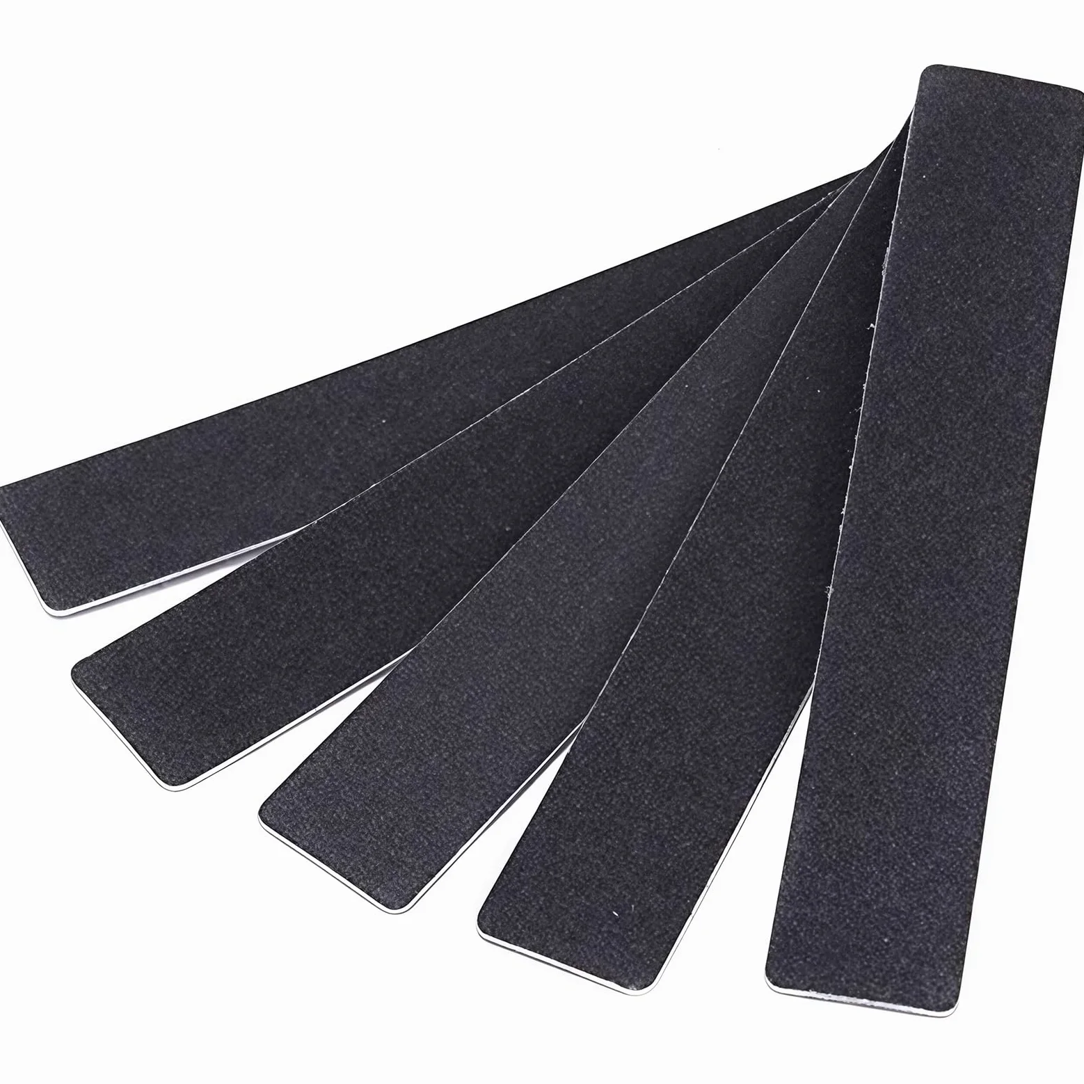 10 lime professionali per unghie, lavabili, spesse, grana 60/60, colore nero