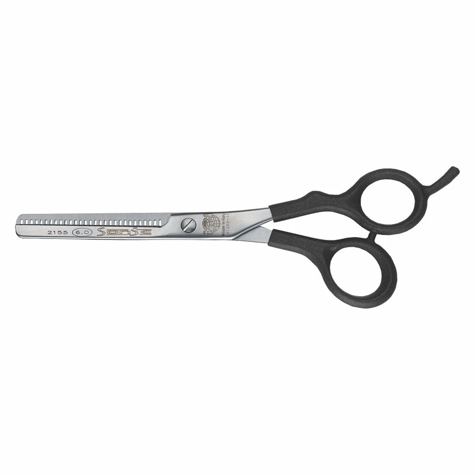 Kiepe 2155 Sonic Forbice Professionale Sfoltire 6 Pollici 28 Denti Acciaio Inox Impugnatura Ergonomica Semi-Offset Made in Italy