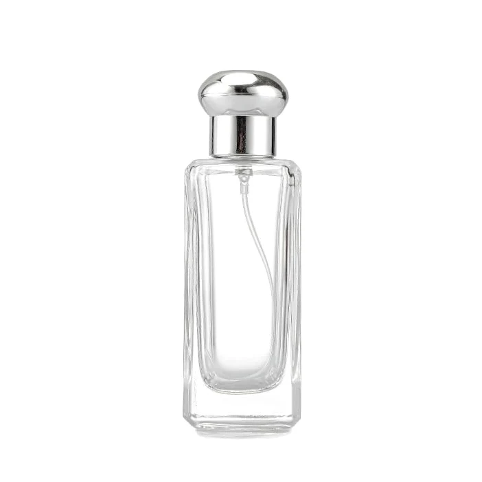 5/10 pz 30/50/100 ml Quadrato Profumo Glassspray Bottiglie di Profumo Vuoto Trasparente Bottiglia di Profumo Riutilizzabile Spray per Uomini Donne Viaggi