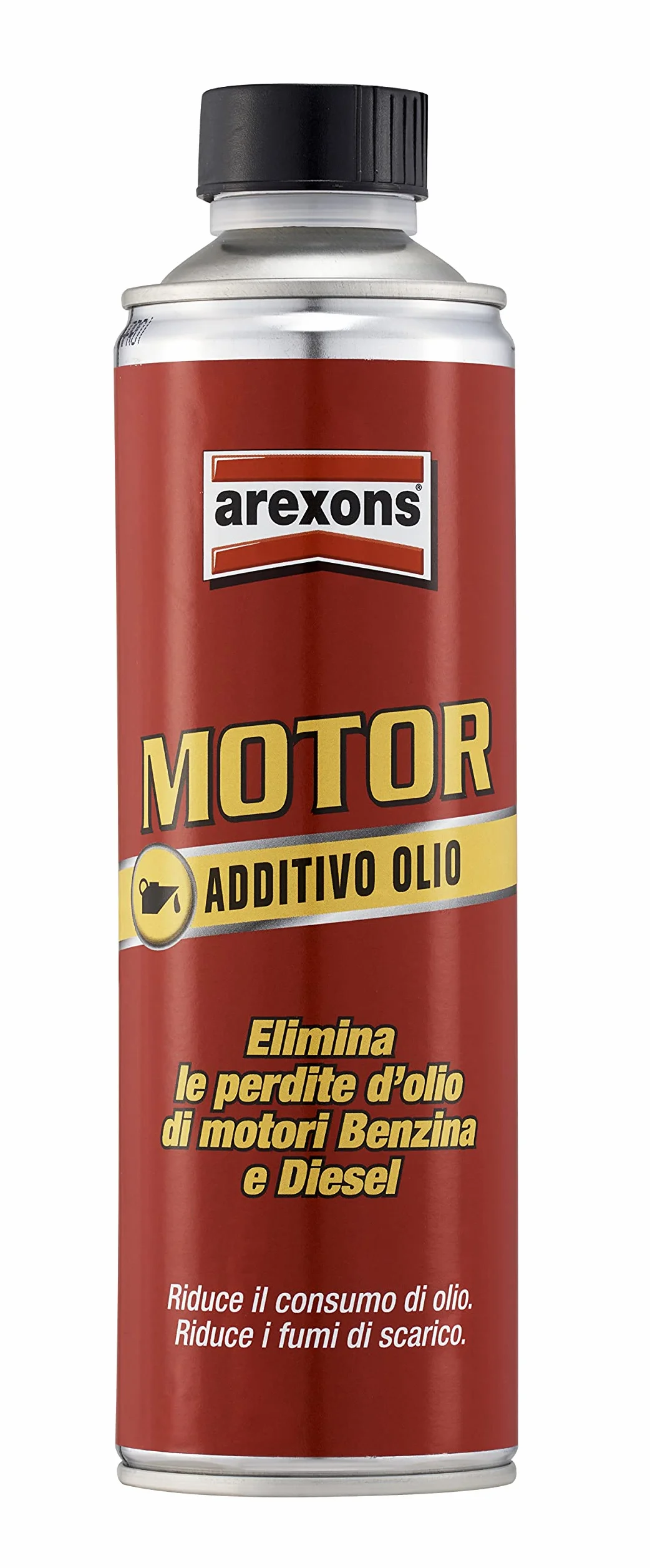 Arexons Additivo Olio Motore 500 ml Pulitore e Protettivo per Motori a Gasolio e Benzina