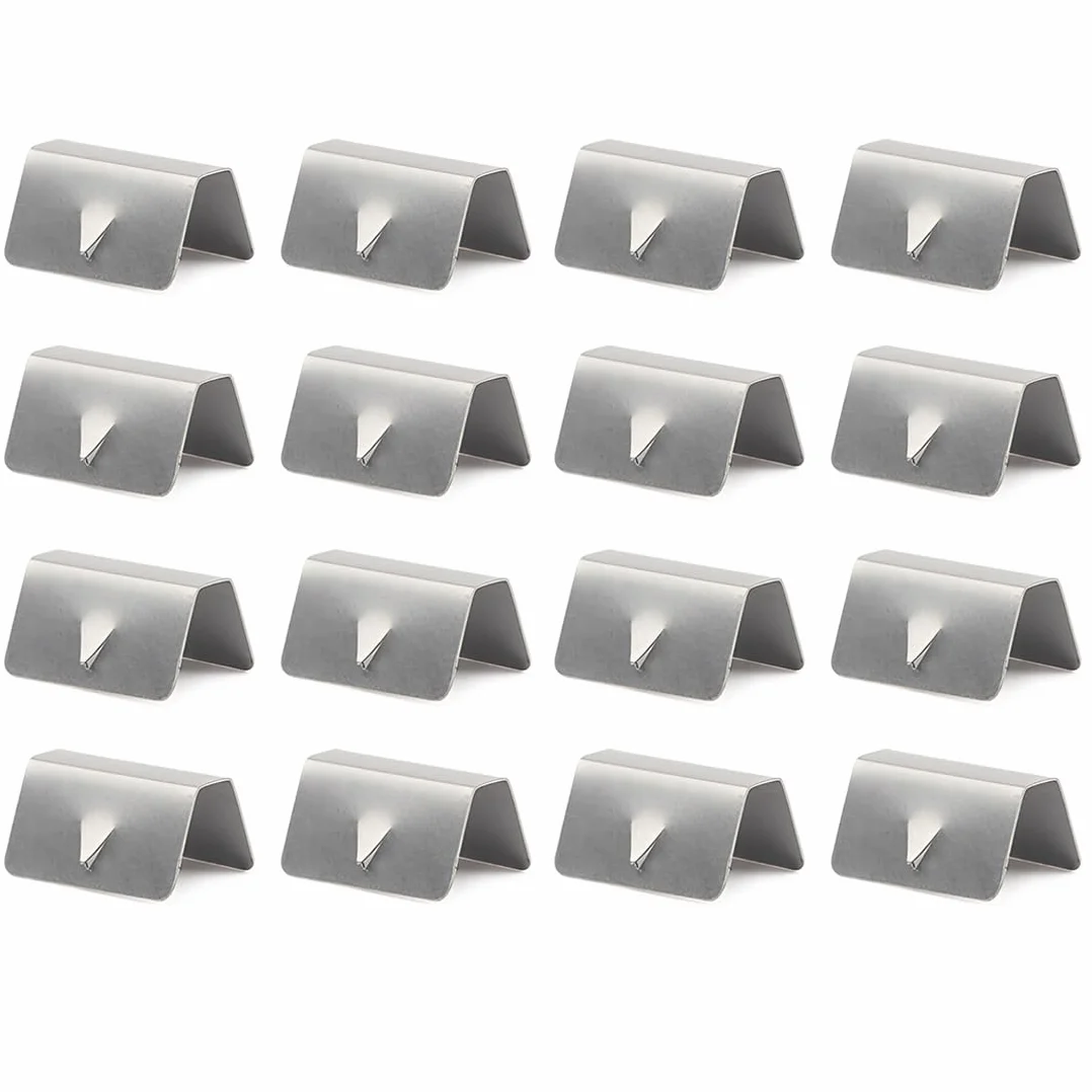 Stainless Steel Clip Deflettori Auto 18 Pezzi, Clip Fissaggio Parabrezza Compatibile HEKO G3