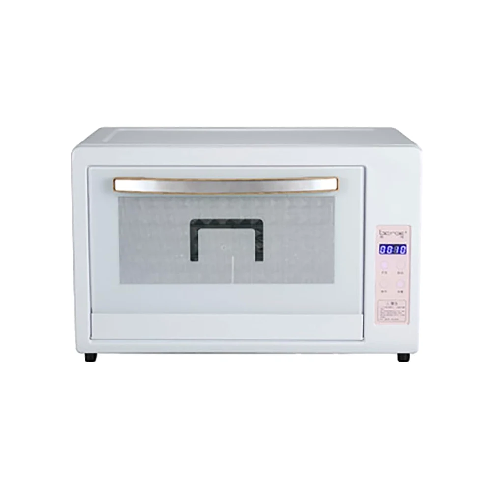 Macchina per la Pulizia degli Strumenti per Unghie da 48 Litri, Scatola di sterilizzazione UV, Display a LED, apparecchiatura per la Cura, l'asciugatura e la conservazione,Rosa