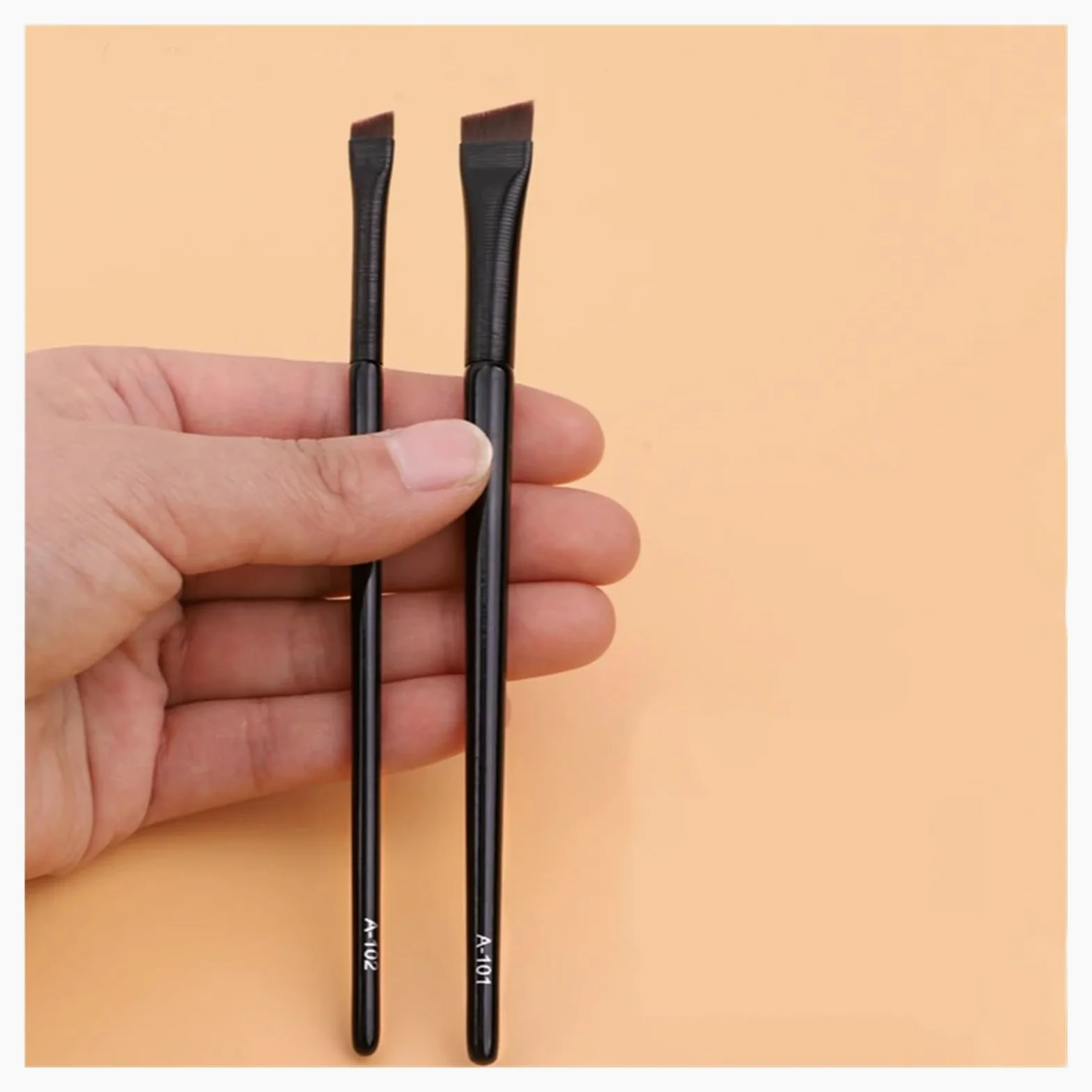 5/10/20/50 pezzi pennelli trucco contorno sopracciglia pennello eyeliner professionale super sottile angolato liner pennello occhi strumenti trucco (colore: 20 pezzi T22)