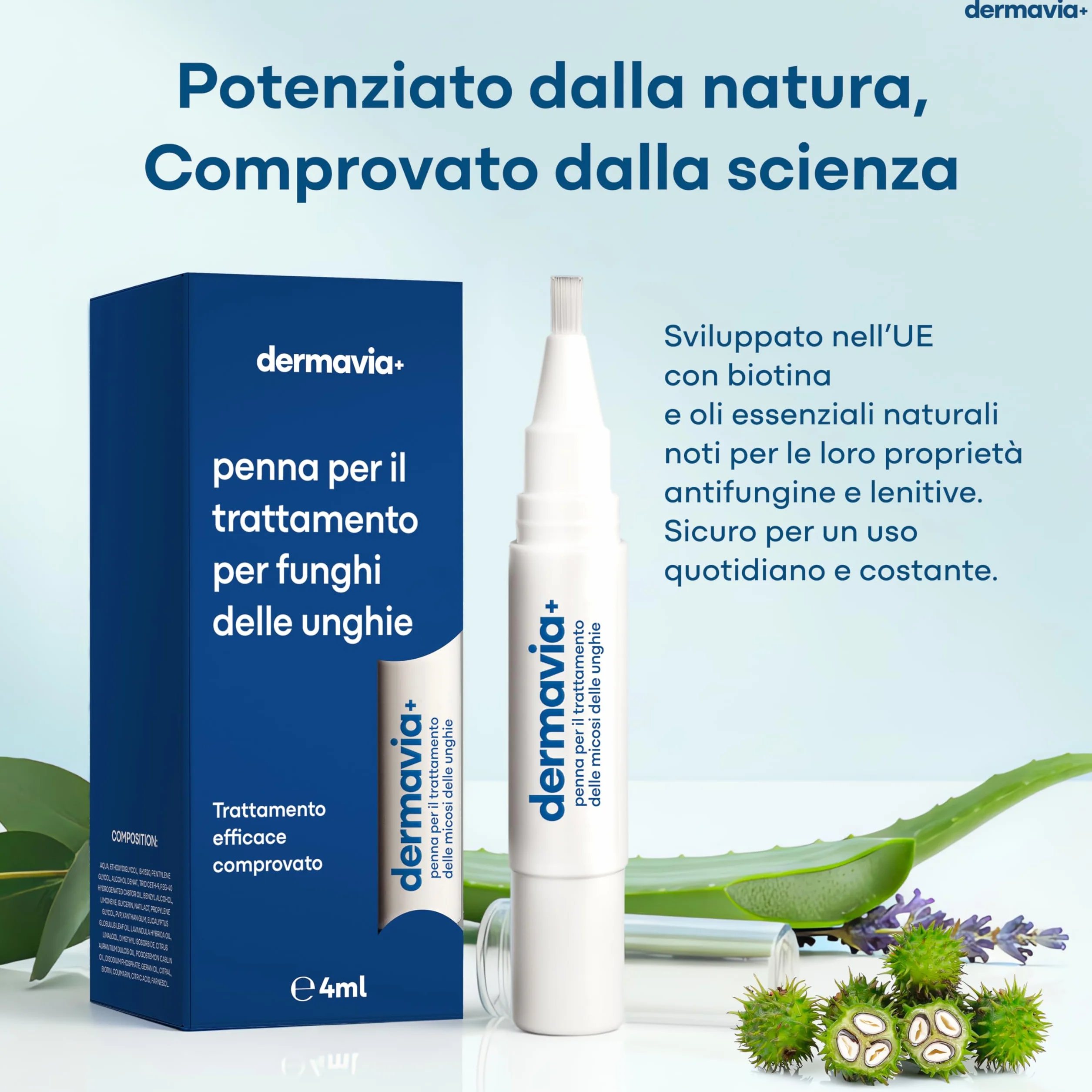 Trattamento per Funghi delle Unghie 4 ml Penna a Torsione per Piede d'Atleta