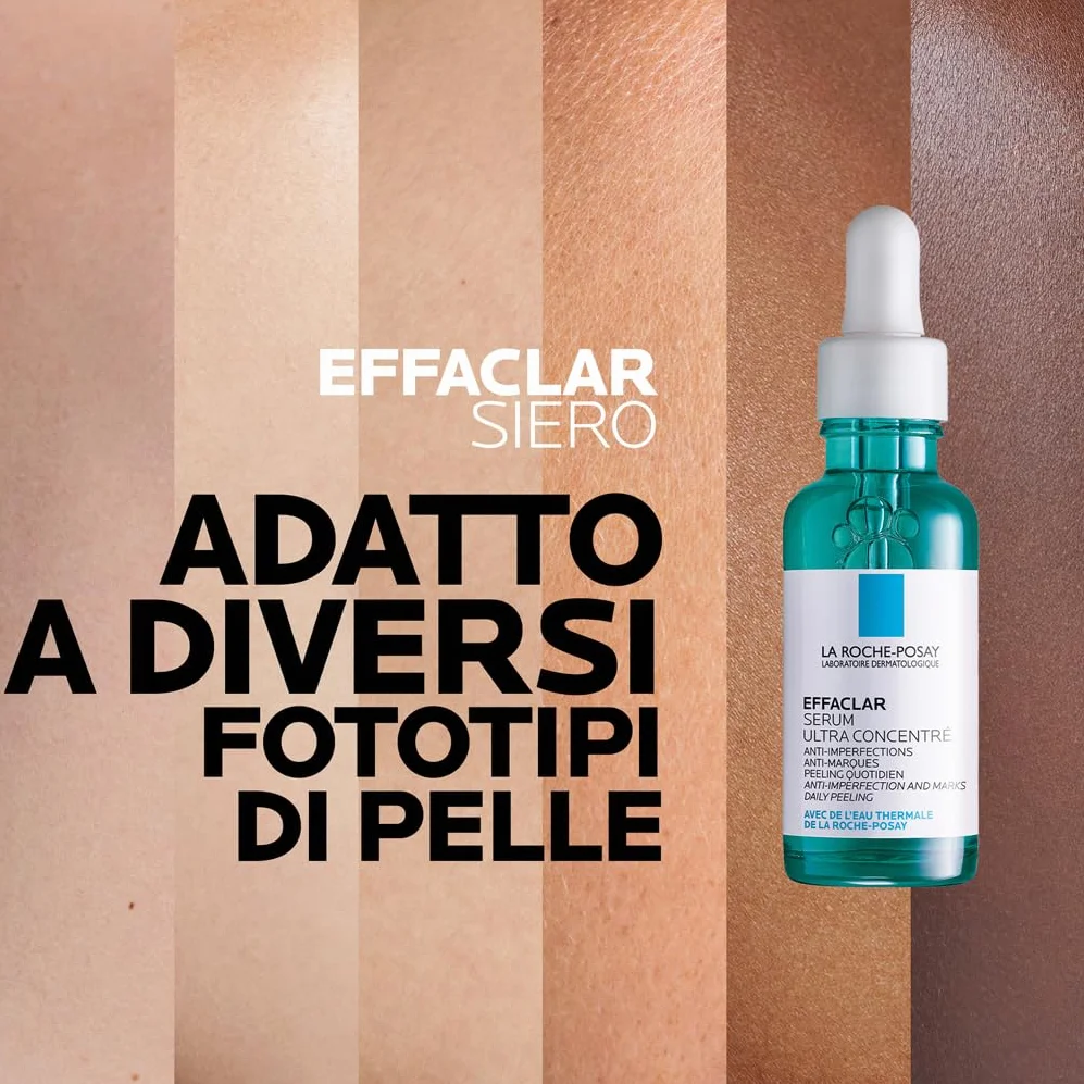 La Roche Posay Effaclar Siero Peeling Ultra-Concentrato Azione Anti-Imperfezioni Pelle Levigata