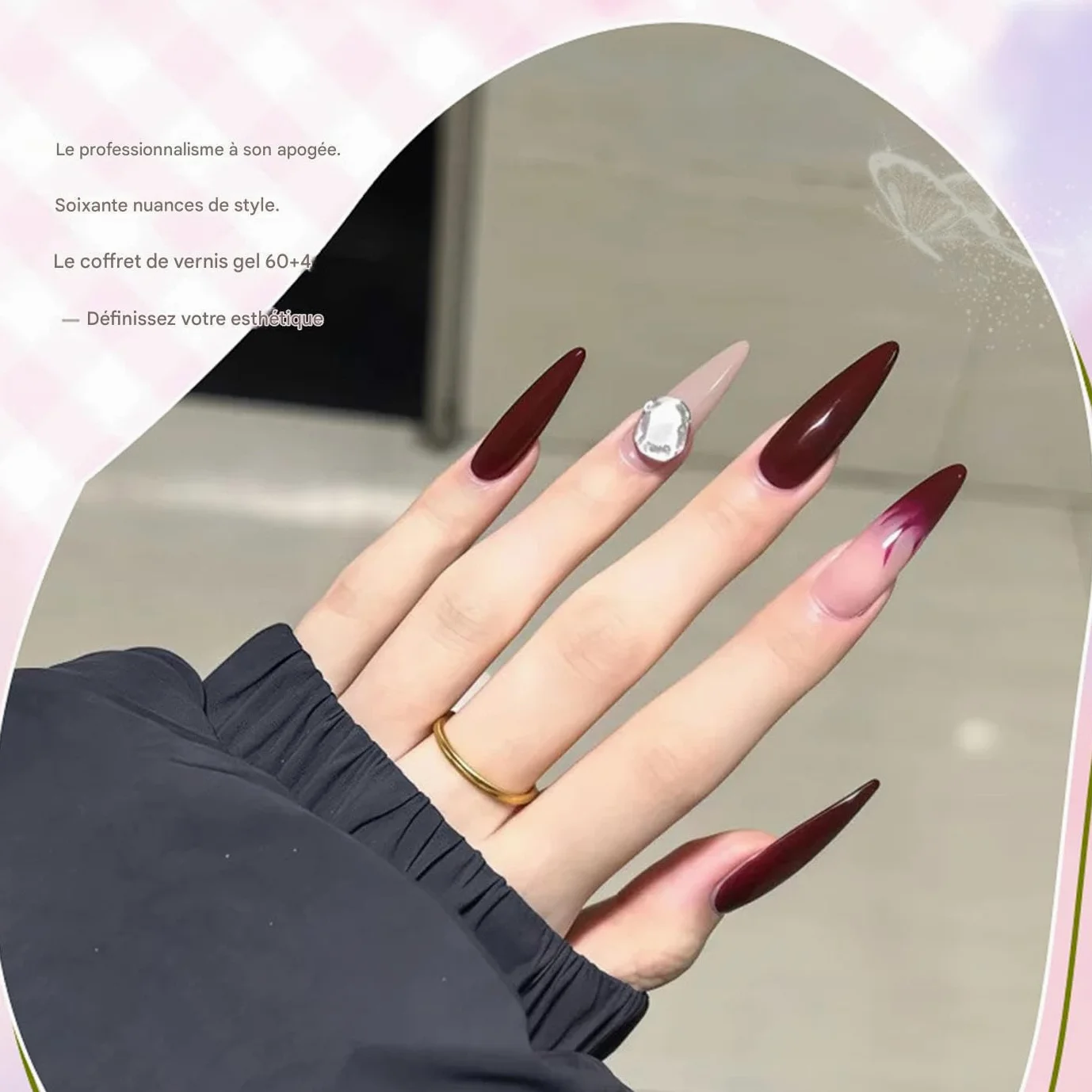 Set Smalto per Unghie Gel Asciugatura Rapida con 60 Colori e Lunga Durata | Kit Smalto per Unghie Per Vacanza Festa Salone Casa Viaggio Matrimonio Sposa Spa Cura Party Quotid