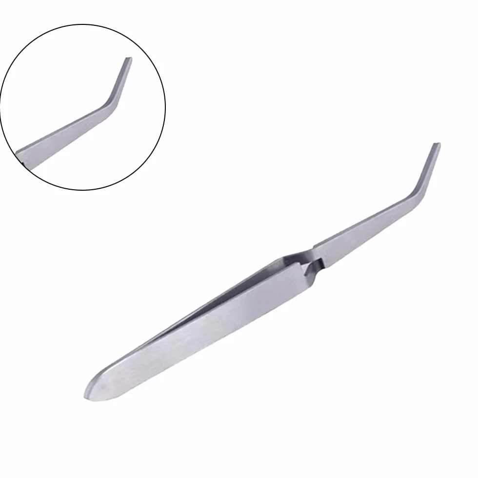 Pinzette per Unghie in Acciaio Inox, Pinze Manicure Multifunzione per Unghie Gel