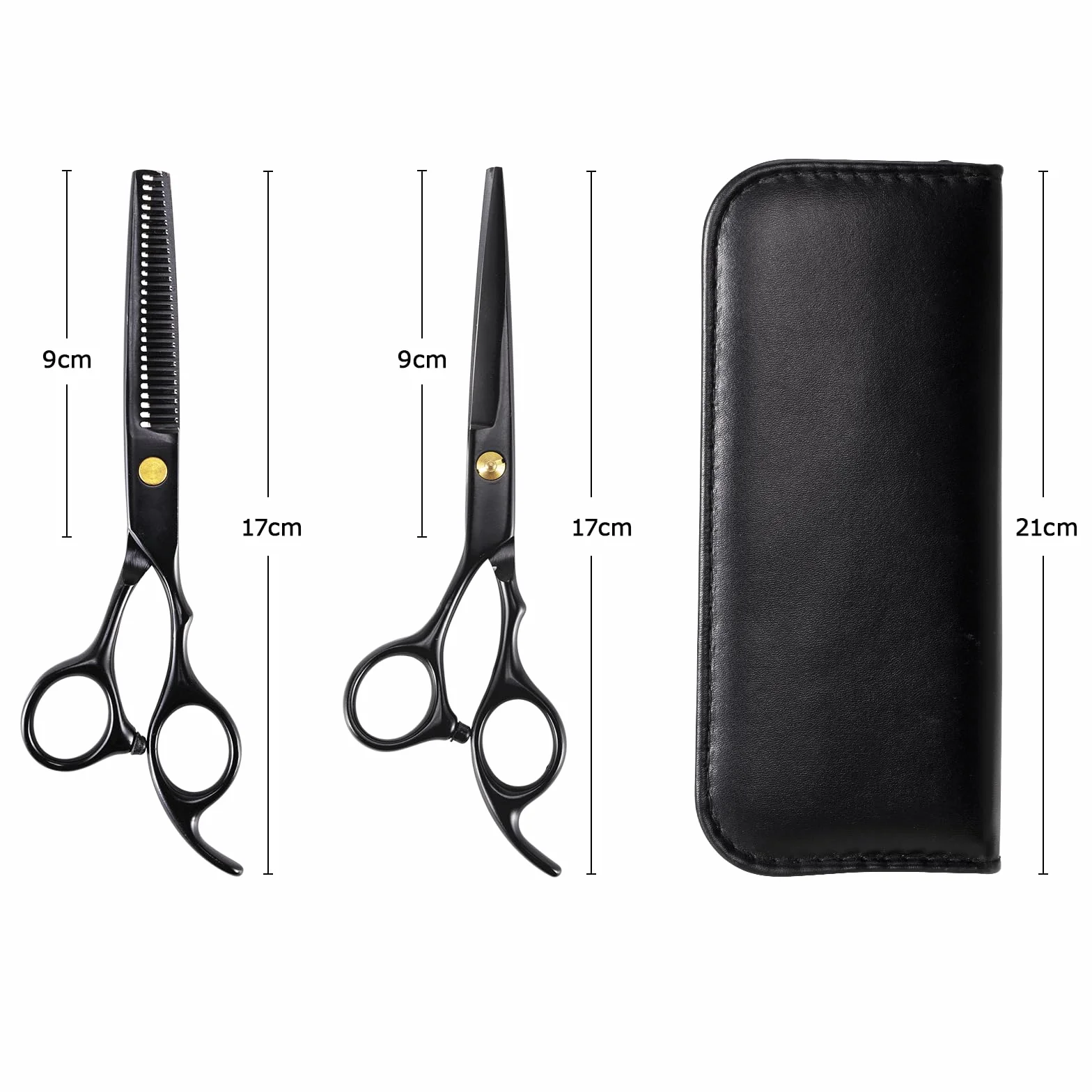 Carehabi Forbici Parrucchiere Professionali per Capelli Kit 12PCS