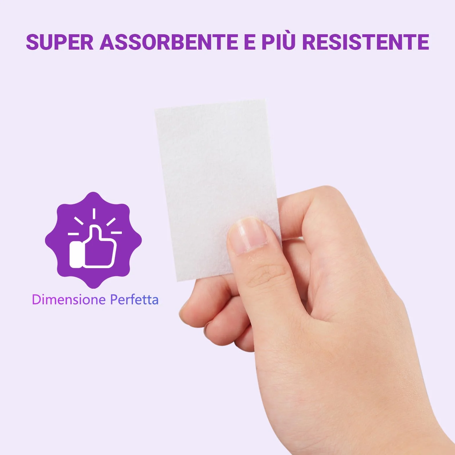 630 Pezzi Pad Unghie Sgrassare, Dischetti Cotone Senza Pelucchi Pulizia Unghie e Gel Bianco