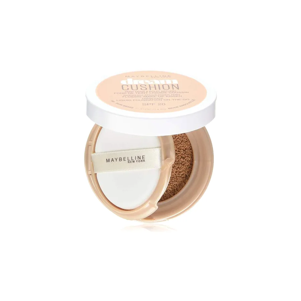 Maybelline New York Fondotinta dream cushion 48 beige ensoleillé, Set di 3
