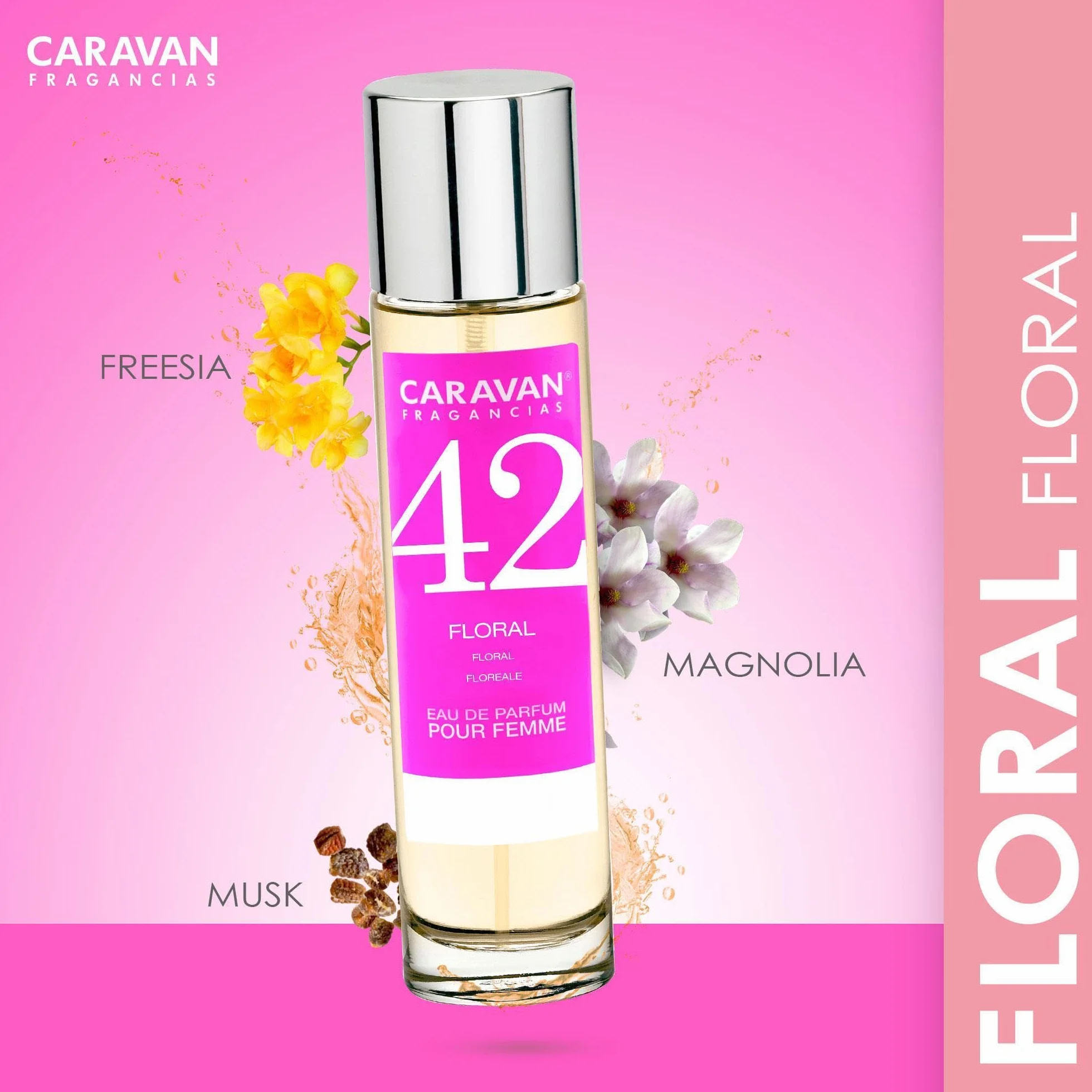 CARAVAN FRAGANCIAS Profumo da donna n. 47 da 150 ml + set di 10 flaconcini di fragranze femminili diverse da Caravan per scoprire nuovi aromi