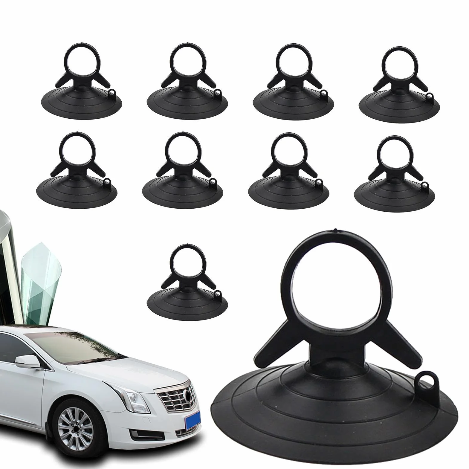 Ventose per ombrelloni riutilizzabili gancio aspirazione a coda di rondine parabrezza auto bagno cucina