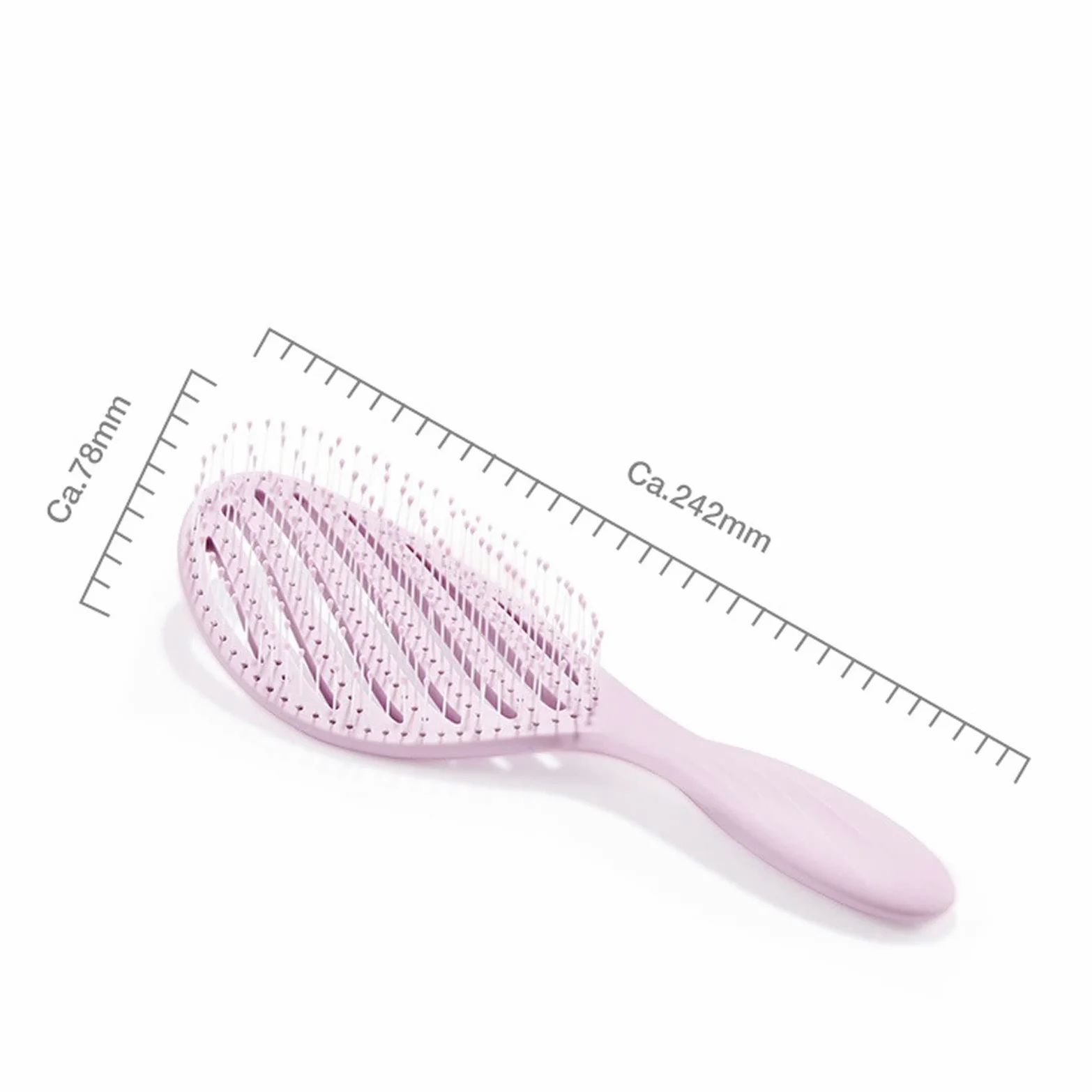 Pettine da Barbiere Pennello Pettine For Il Cuoio Capelluto Pettine Pettine Strumento Styling Utensile Bagnato Strumento Riparazione Rotolo Secco Pettine per Capelli da Viaggio (Color : A)